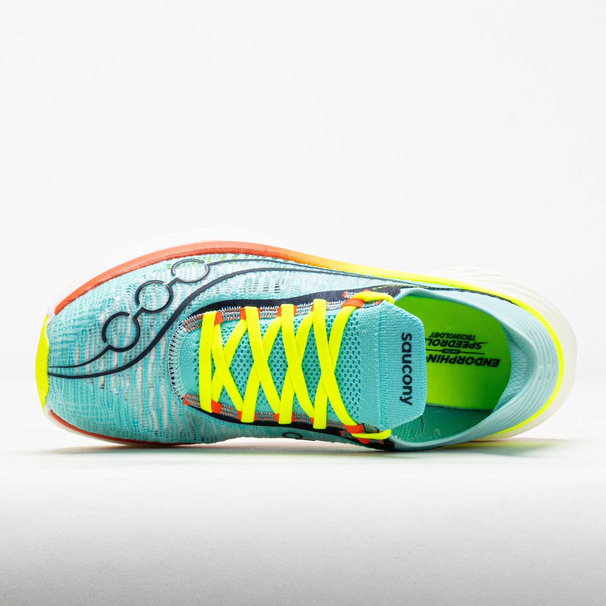 Saucony Endorphin Elite 2 Unisex Splash/Fire – Holabird Sports