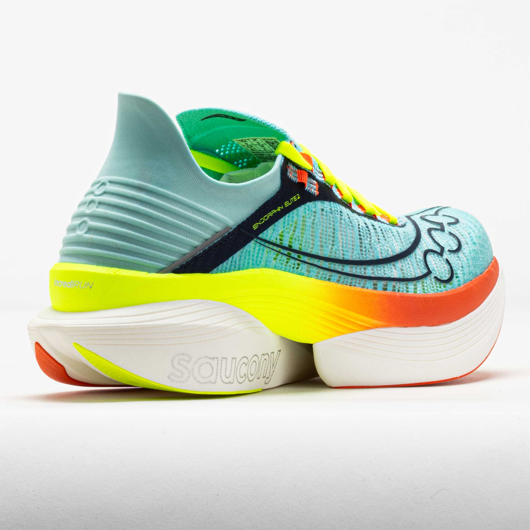Saucony Endorphin Elite 2 Unisex Splash/Fire – Holabird Sports