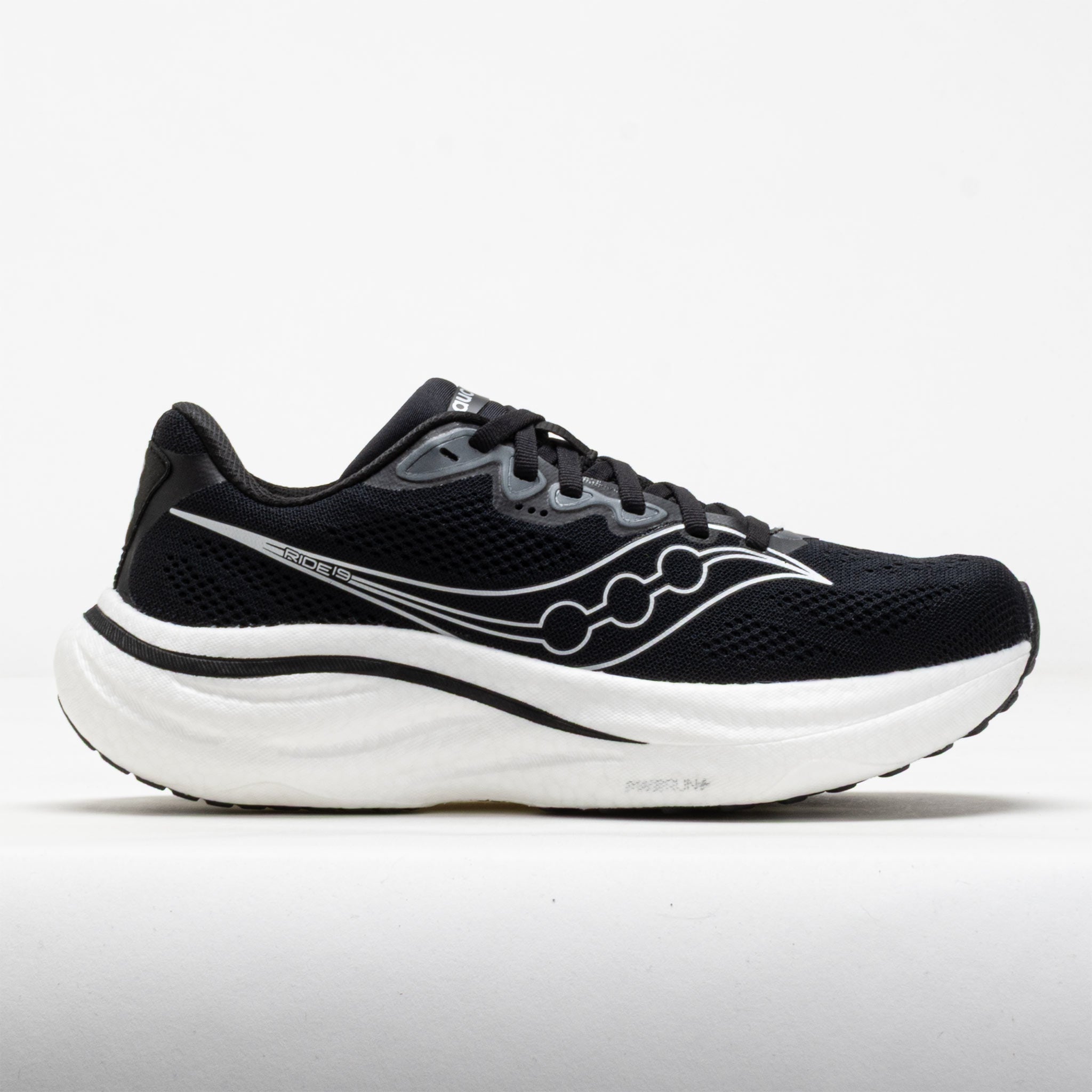 Saucony Ride 19 Men's Black/Silver
