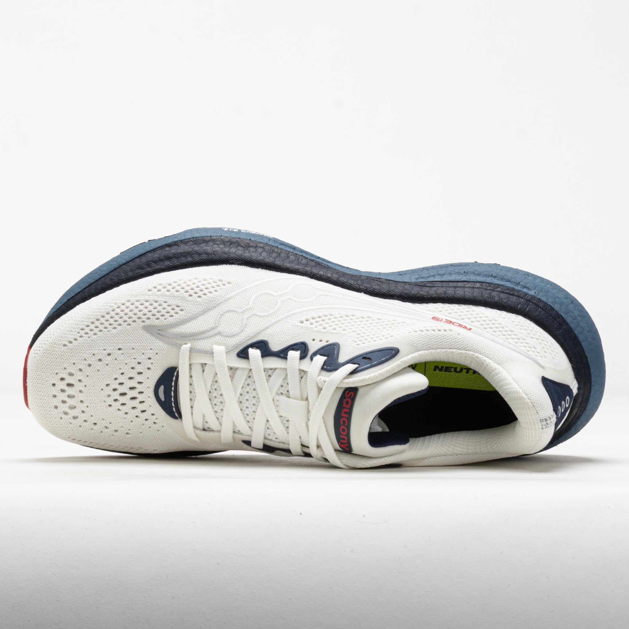 Saucony Ride 19 Men's Ivory/Storm