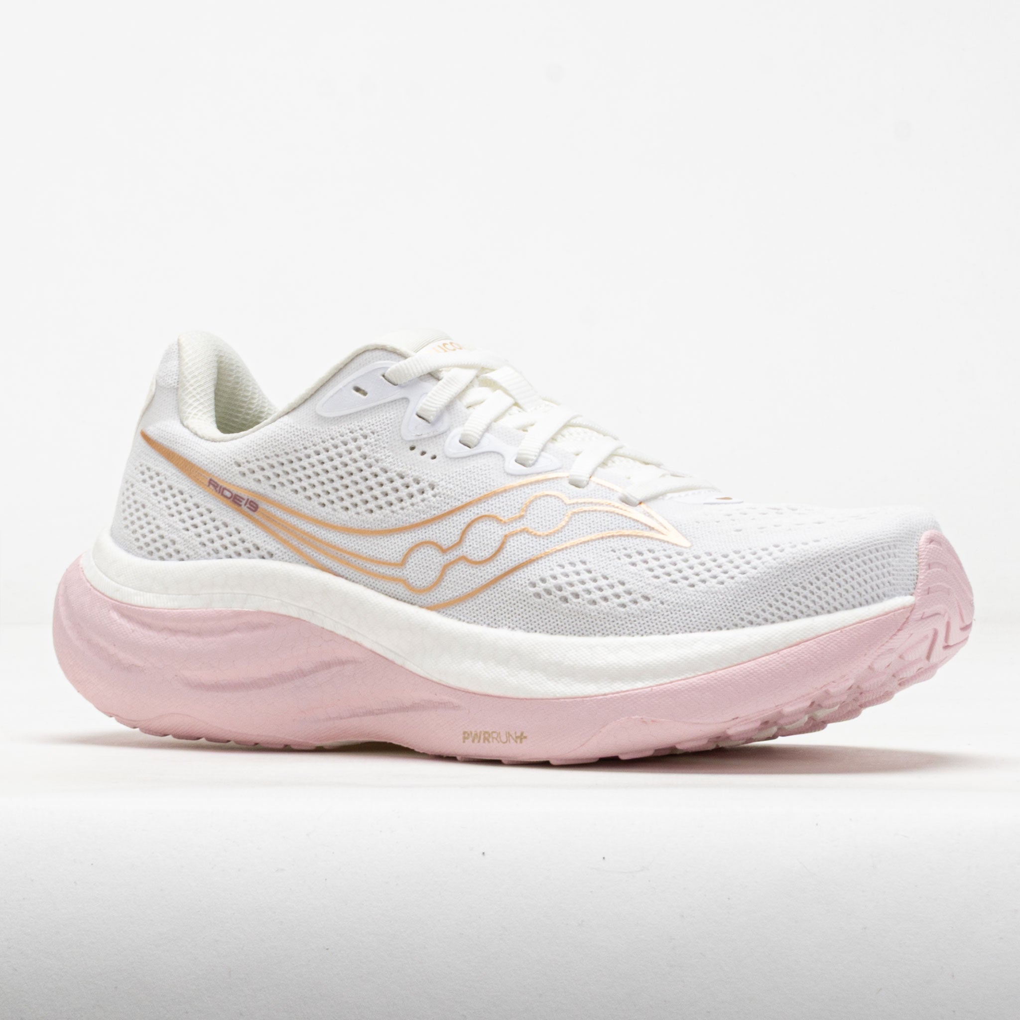 Saucony Ride 19 Women's White/Silk