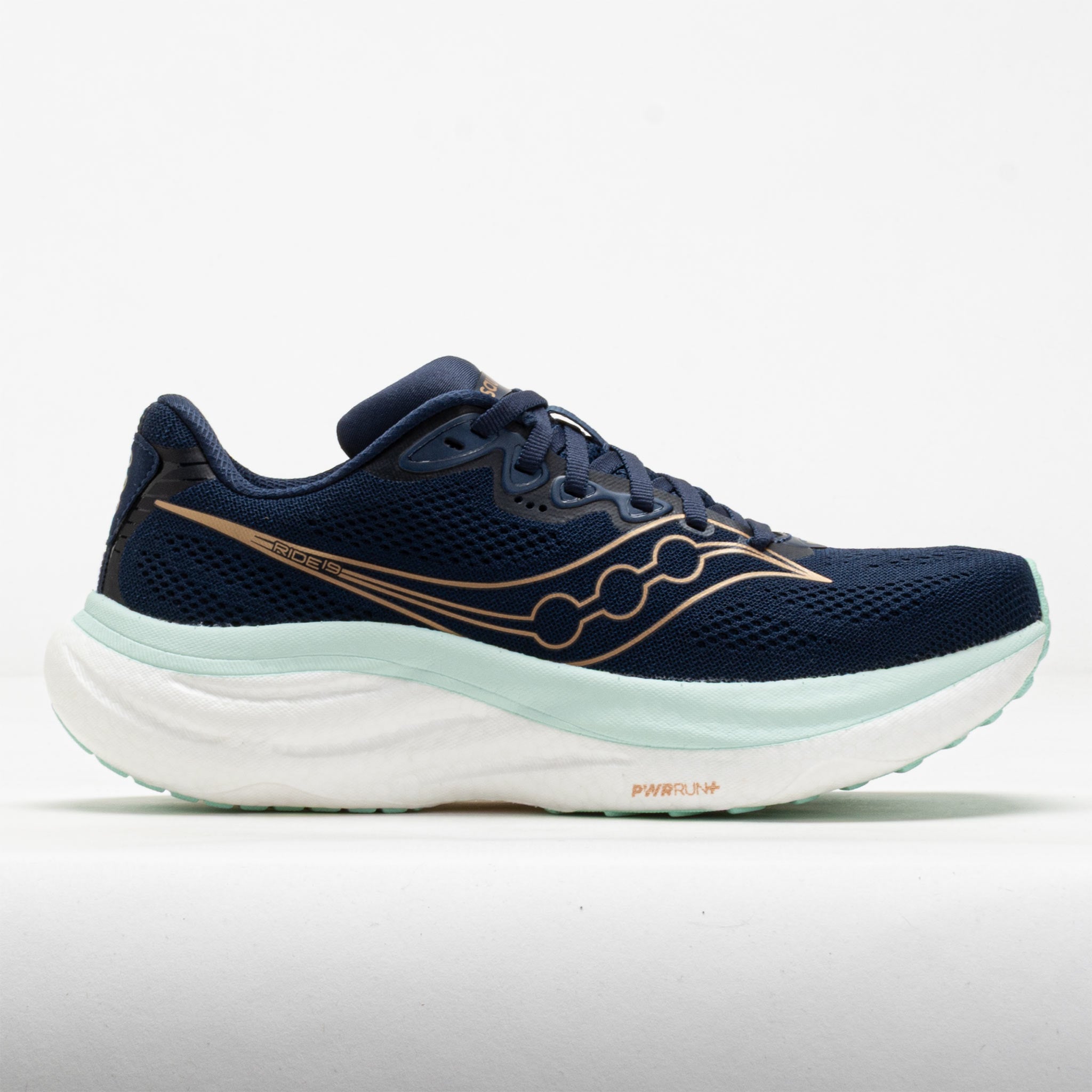 Saucony Ride 19 Women's Navy/Aqua