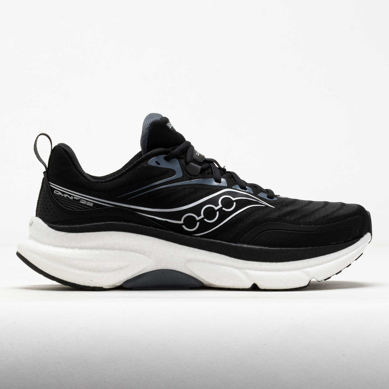 Saucony Omni 23 ST Men's Black/Silver – Holabird Sports