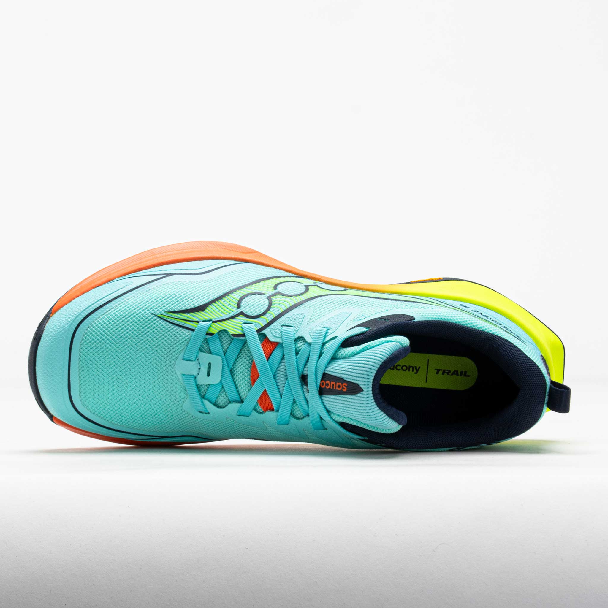 Saucony Peregrine 16 Men's Splash/Citron – Holabird Sports