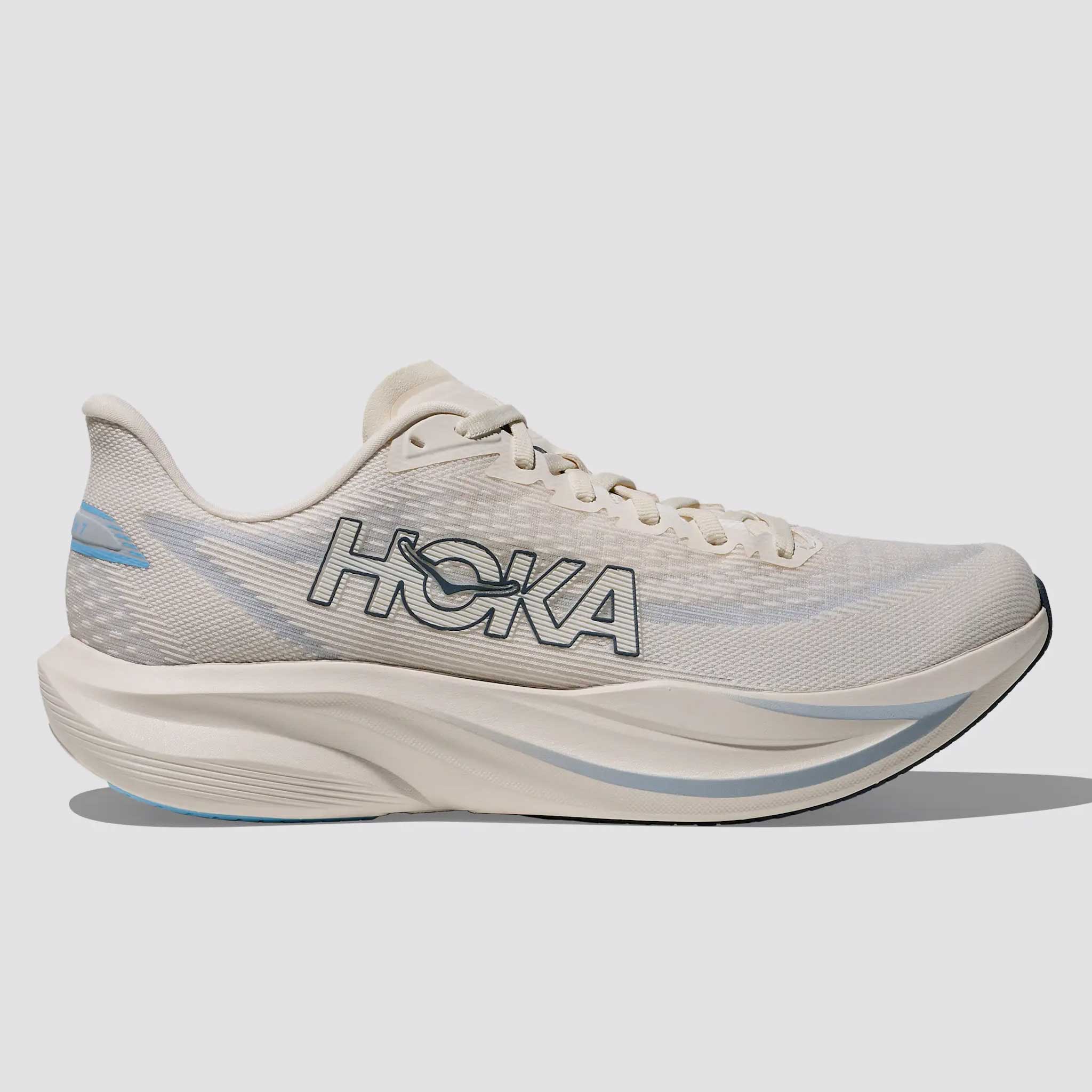 HOKA Mach 7 Men's Alabaster/Soaring Blue