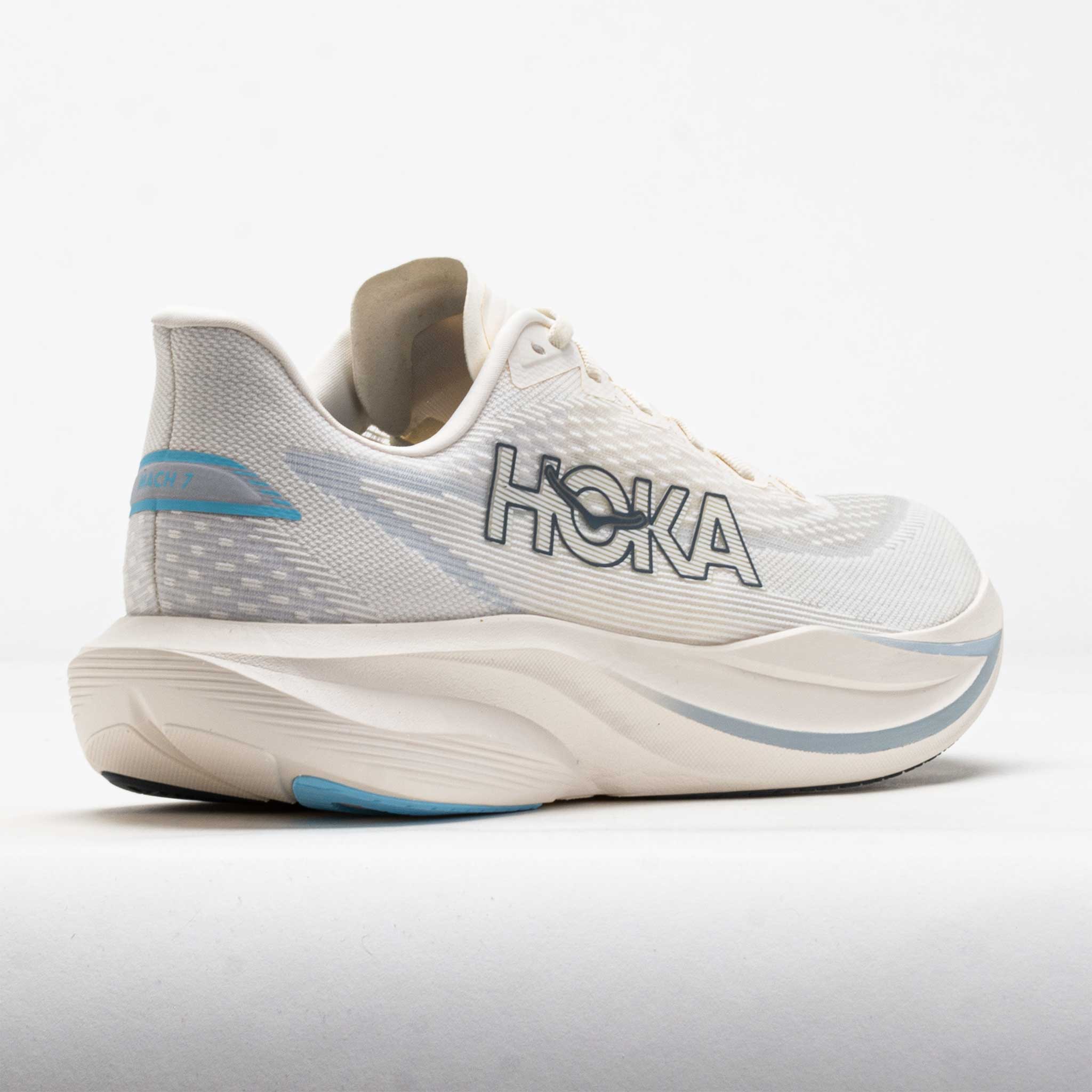 HOKA Mach 7 Men's Alabaster/Soaring Blue – Holabird Sports