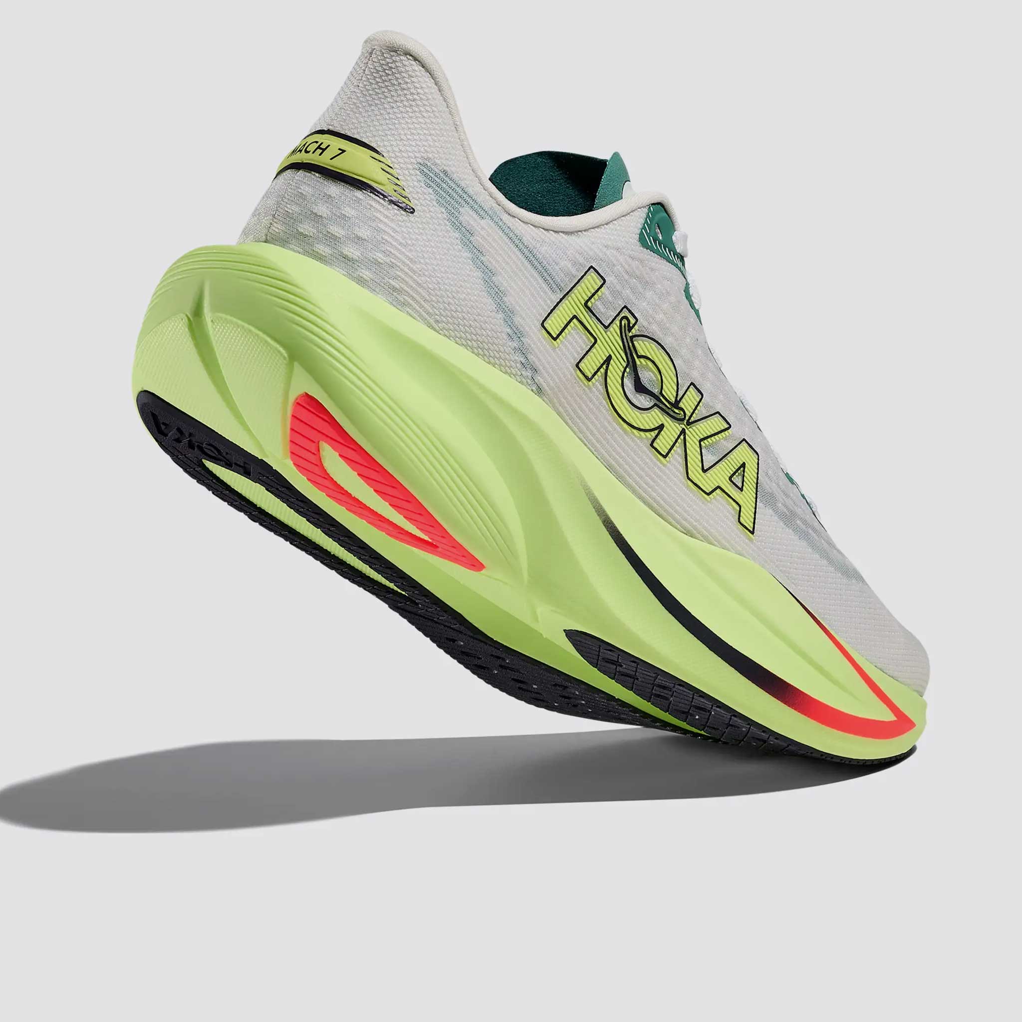 HOKA Mach 7 Men's Frost/Neon Yuzu