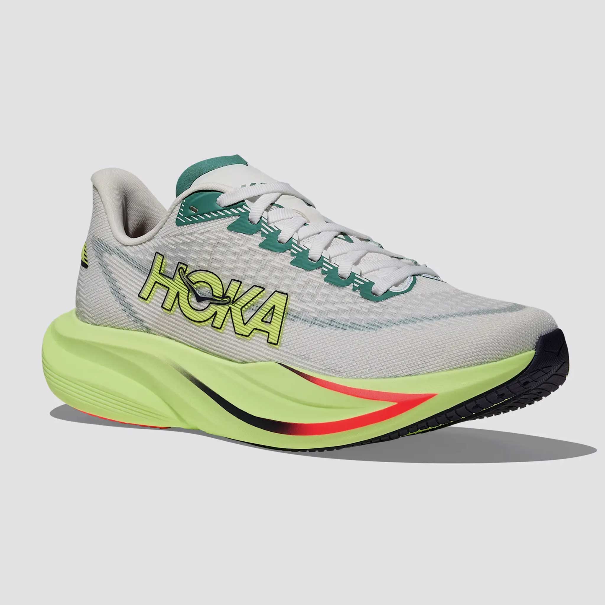 HOKA Mach 7 Men's Frost/Neon Yuzu