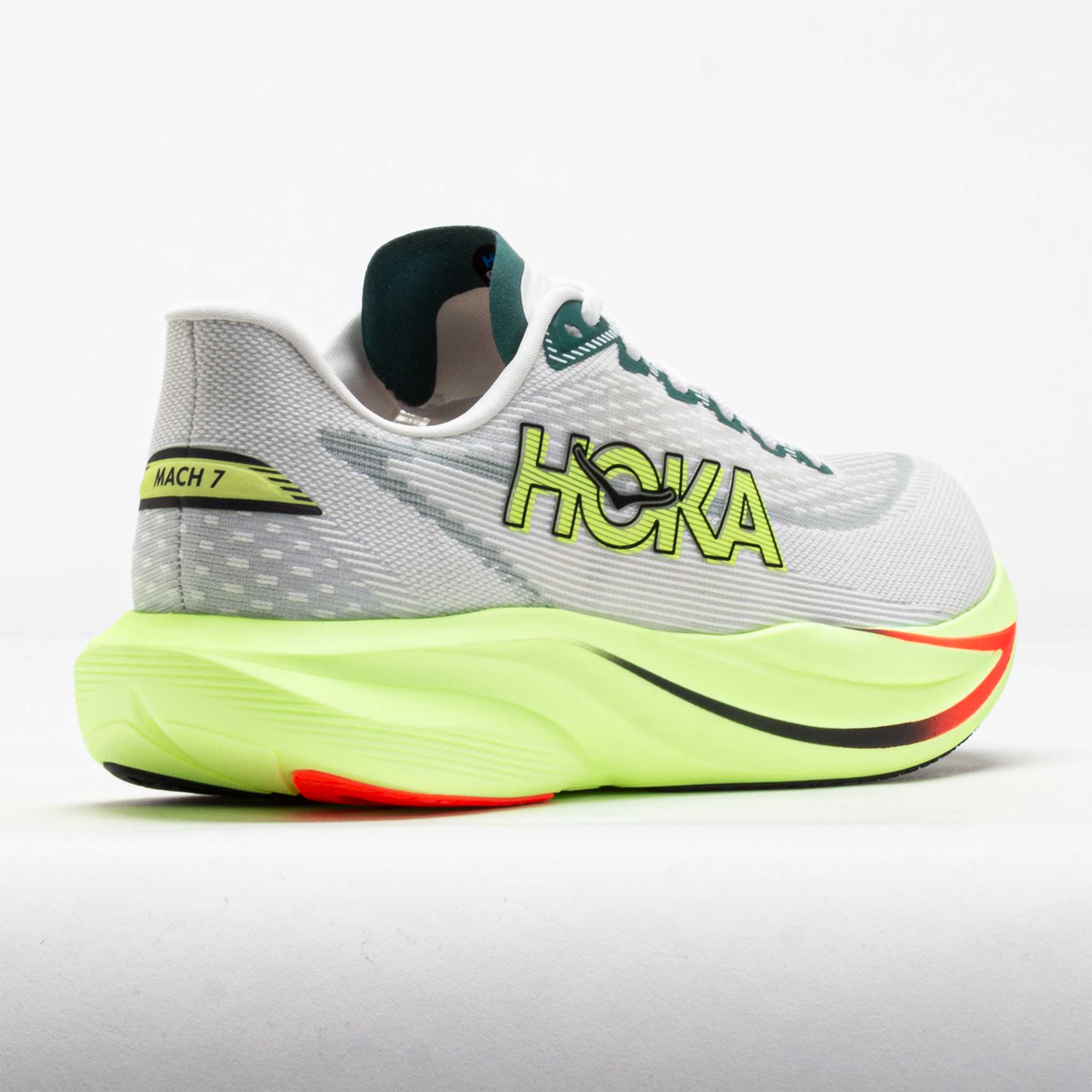 HOKA Mach 7 Men's Frost/Neon Yuzu – Holabird Sports