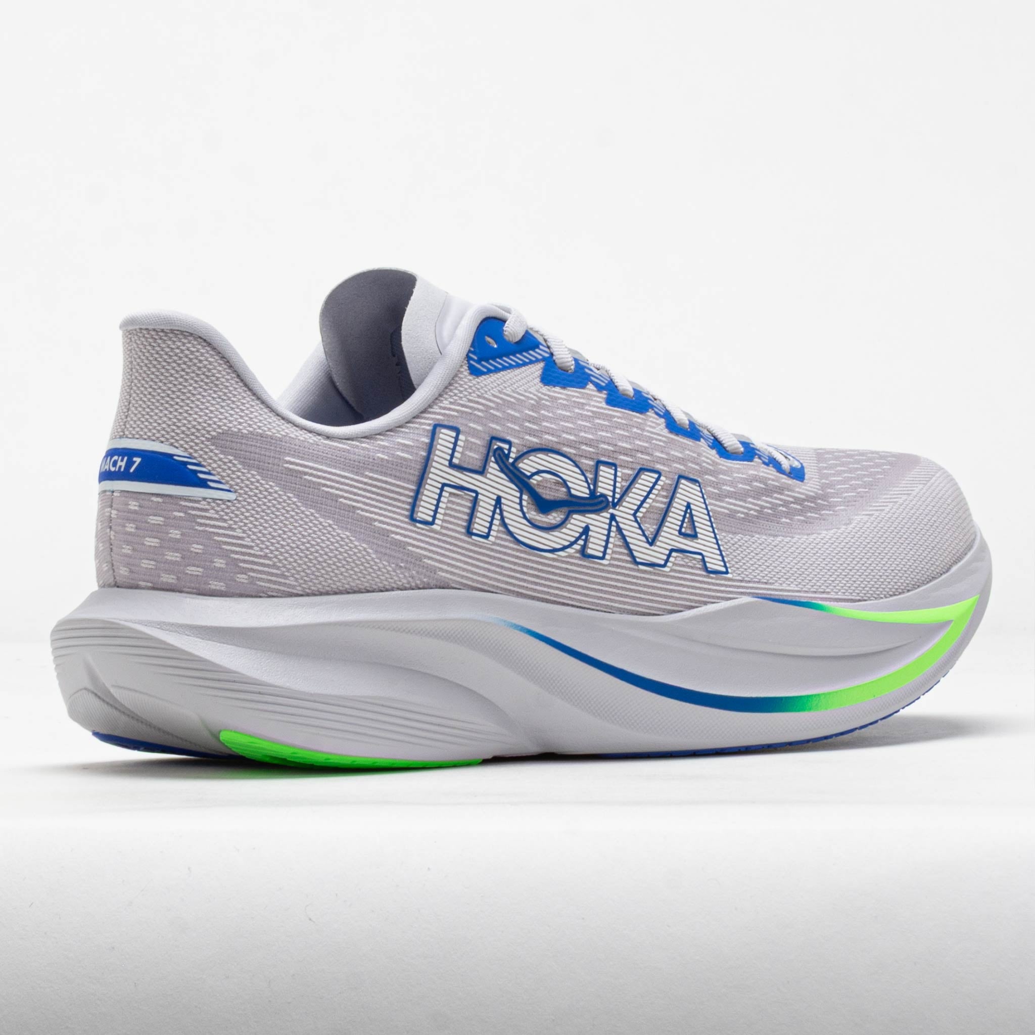 HOKA Mach 7 Men's Ash Grey/Cobalt Blue