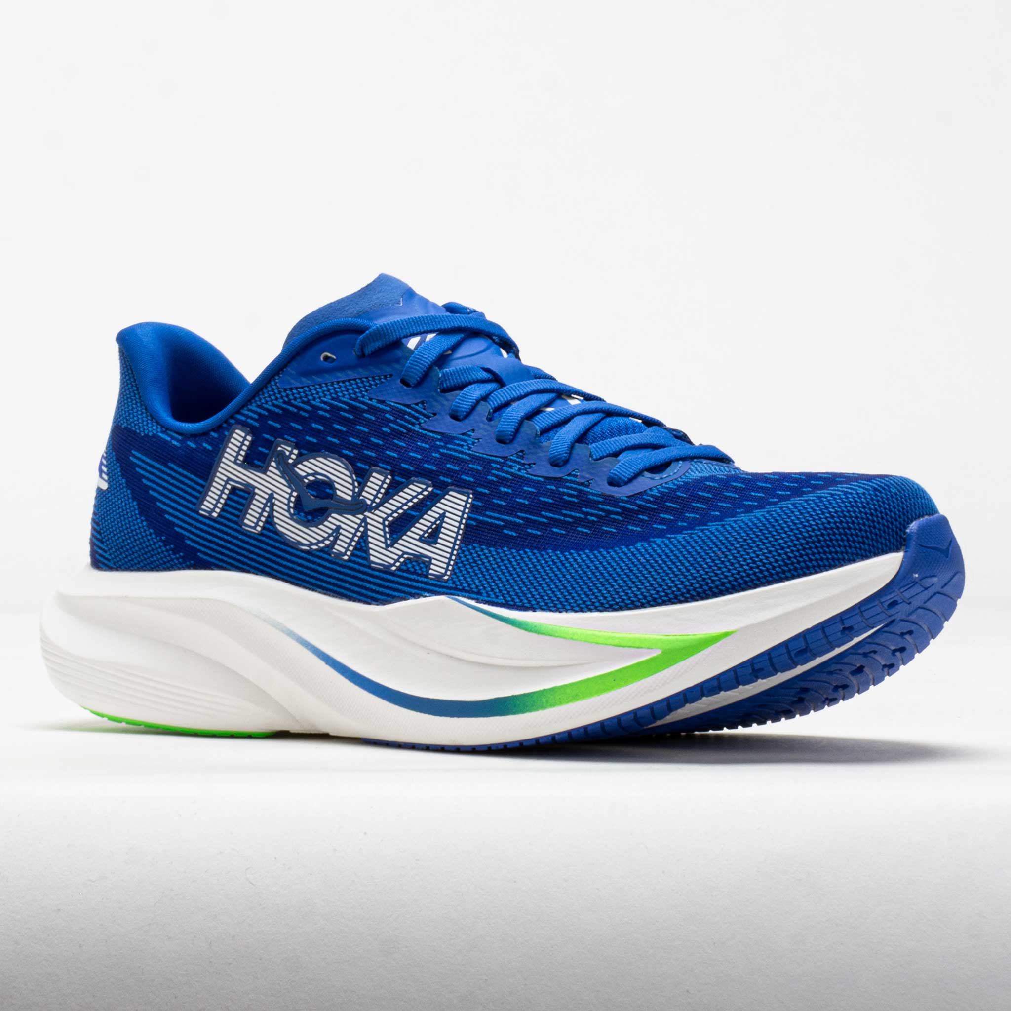 HOKA Mach 7 Men's Cobalt Blue/Neon Green – Holabird Sports
