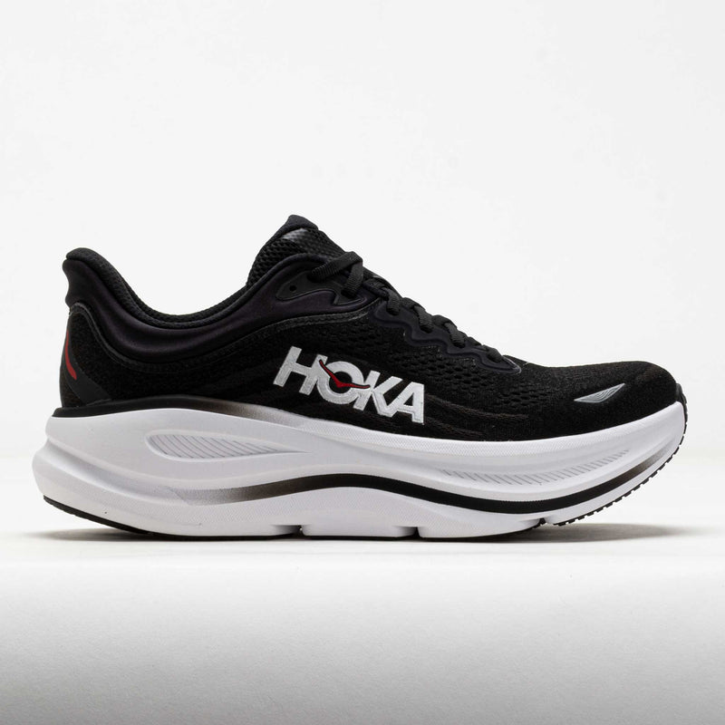 HOKA Bondi 9 Men's Black/Vermillion – Holabird Sports