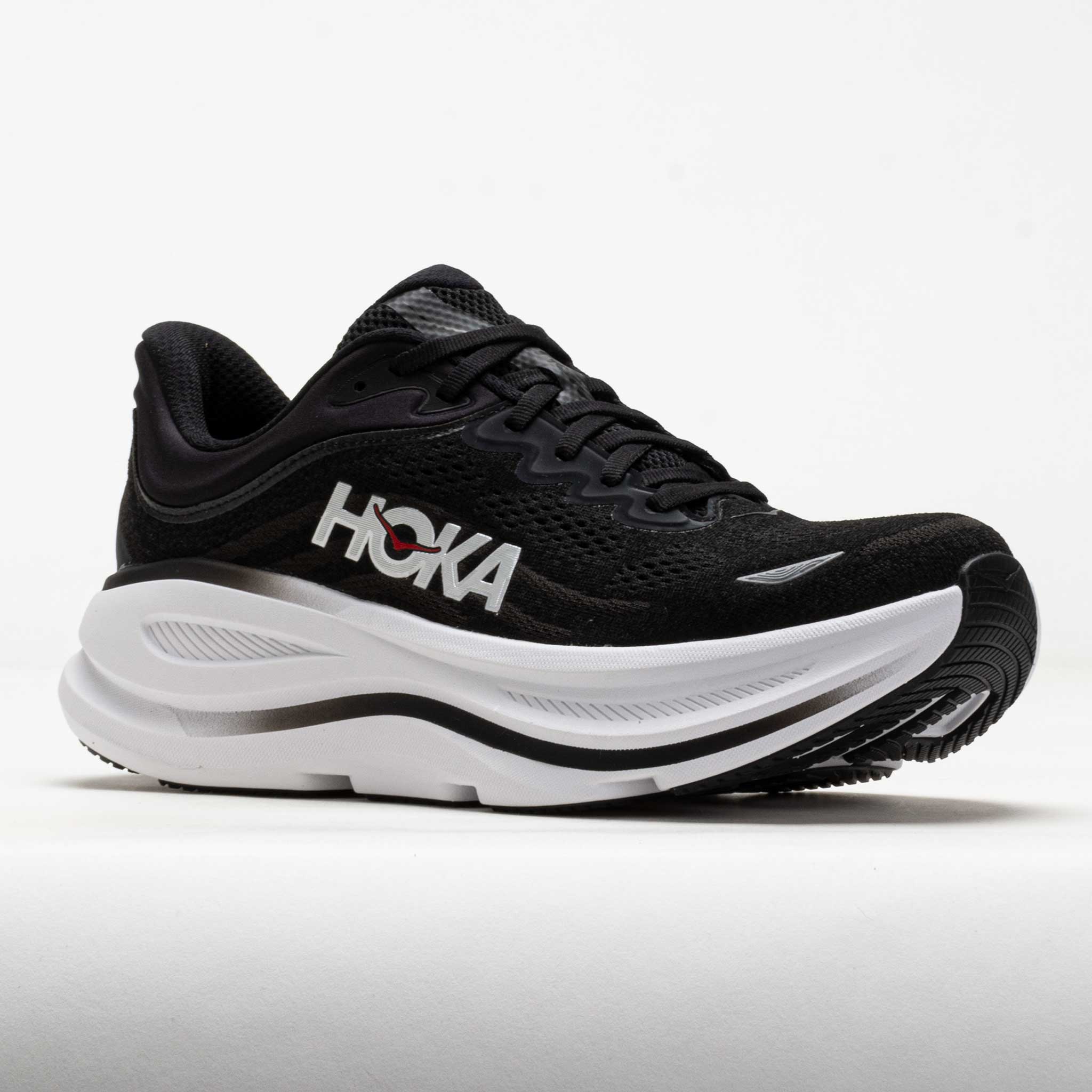 HOKA Bondi 9 Men's Black/Vermillion – Holabird Sports