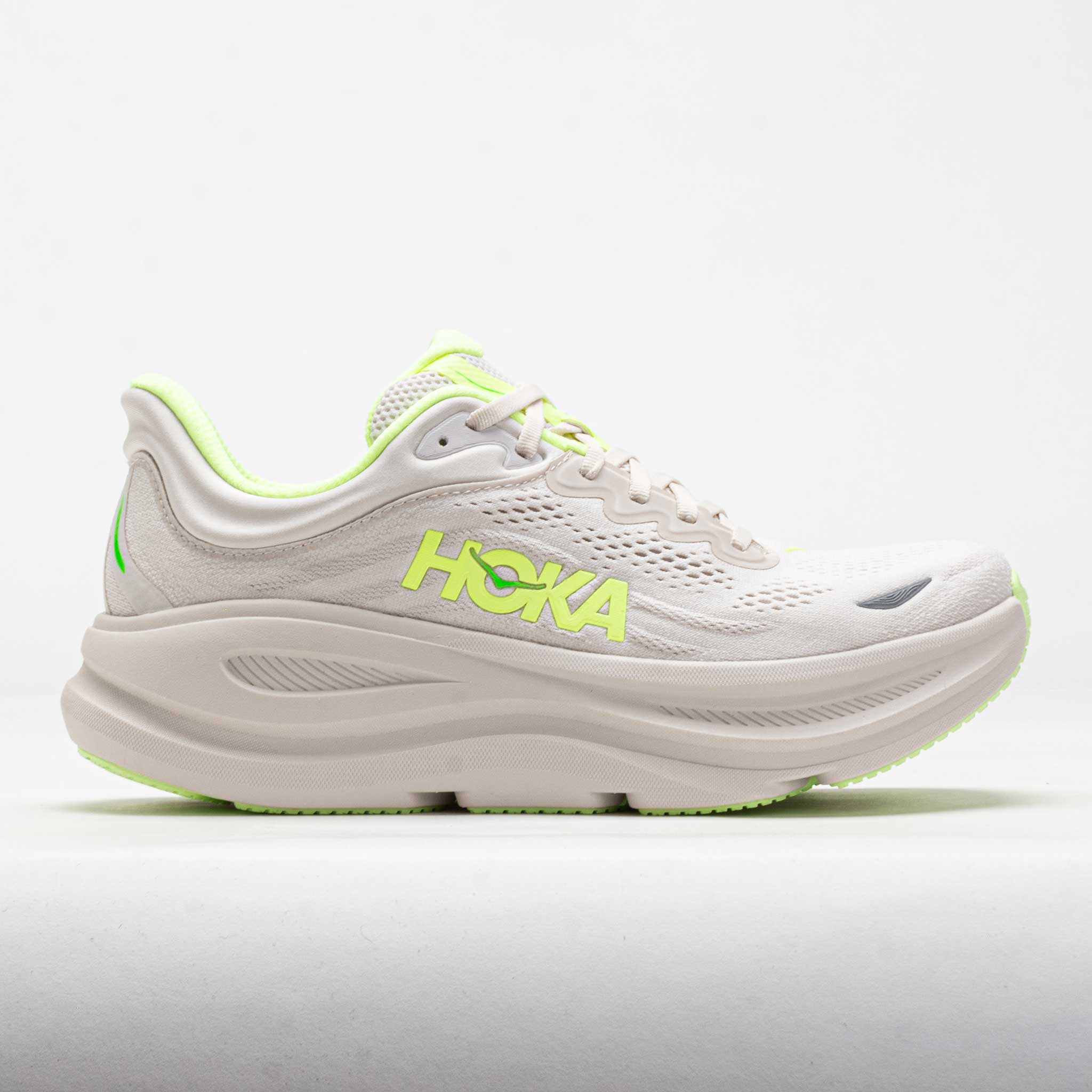 HOKA Bondi 9 Men's Grout/Neon Yuzu