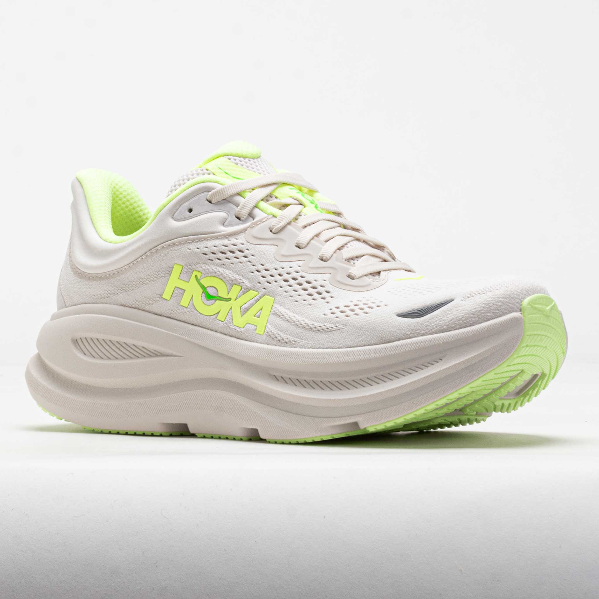 HOKA Bondi 9 Men's Grout/Neon Yuzu
