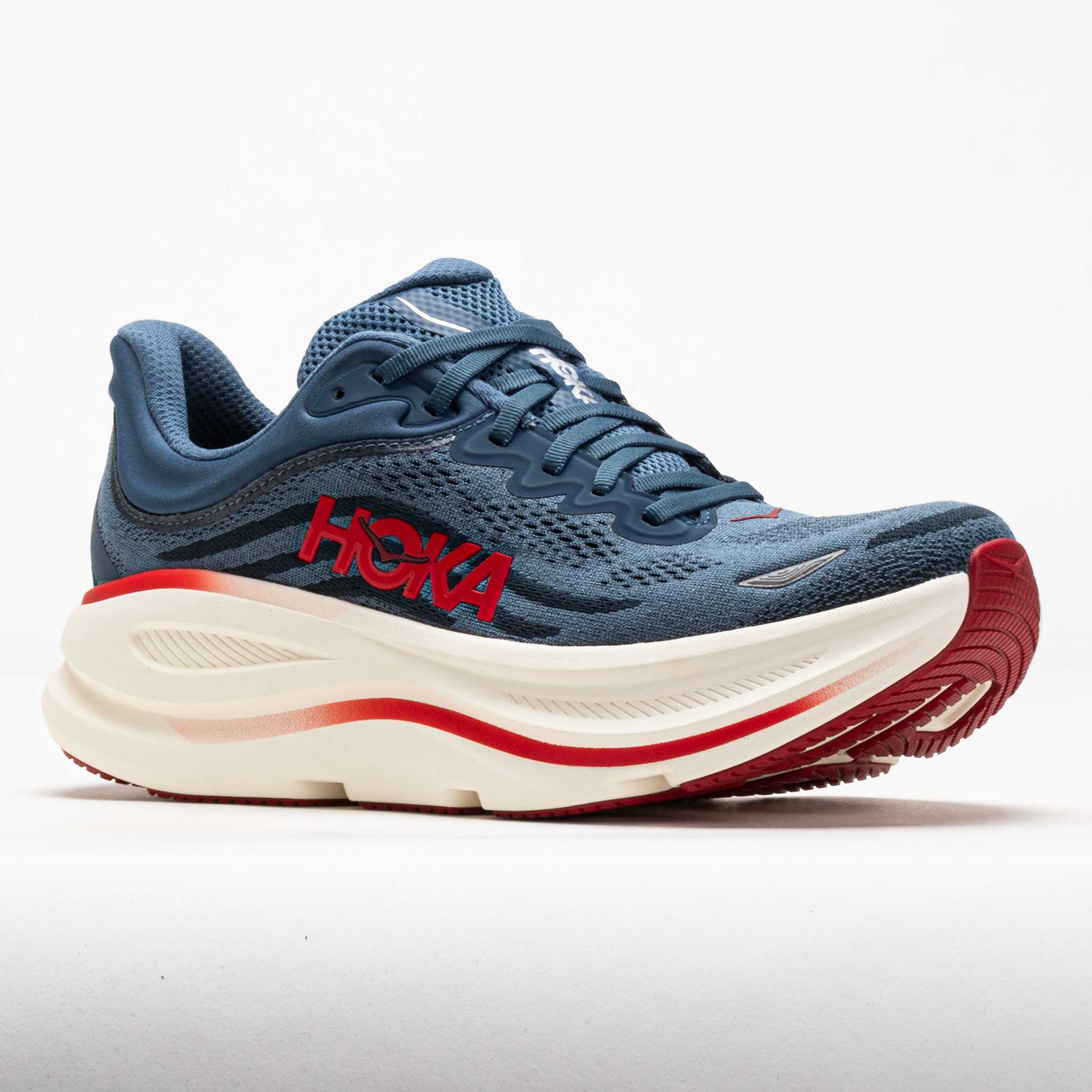 HOKA Bondi 9 Men's Thunder Cloud/Vermillion