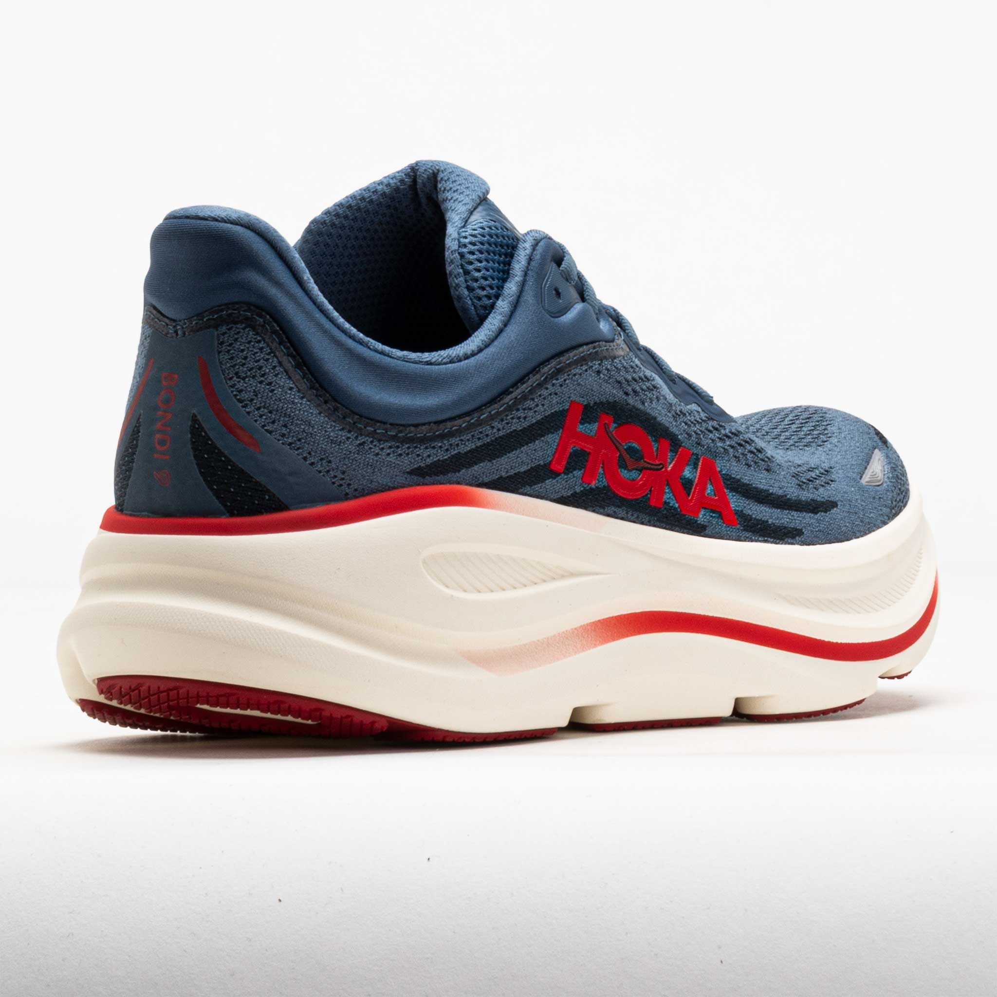 HOKA Bondi 9 Men's Thunder Cloud/Vermillion – Holabird Sports