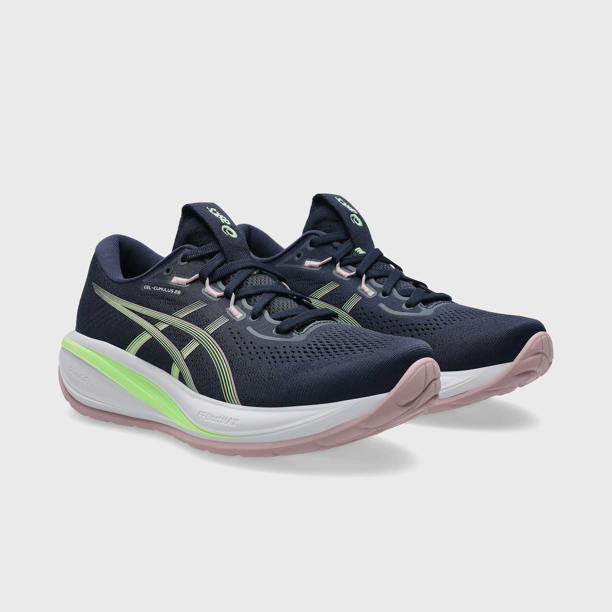 ASICS GEL-Cumulus 28 Women's Midnight/Illuminate Green