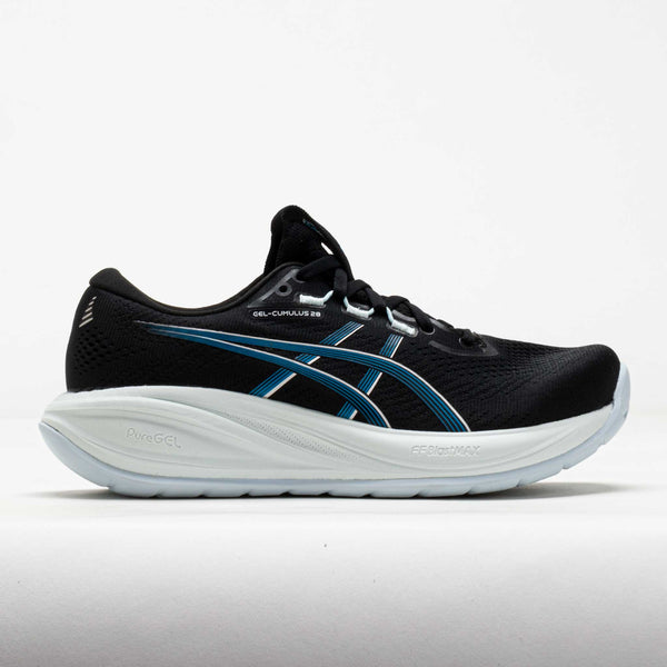 ASICS GEL-Cumulus 28 Women's Black/Aegean Blue – Holabird Sports ASICS GEL-Cumulus 28 Women's Black/Aegean Blue – Holabird Sports
