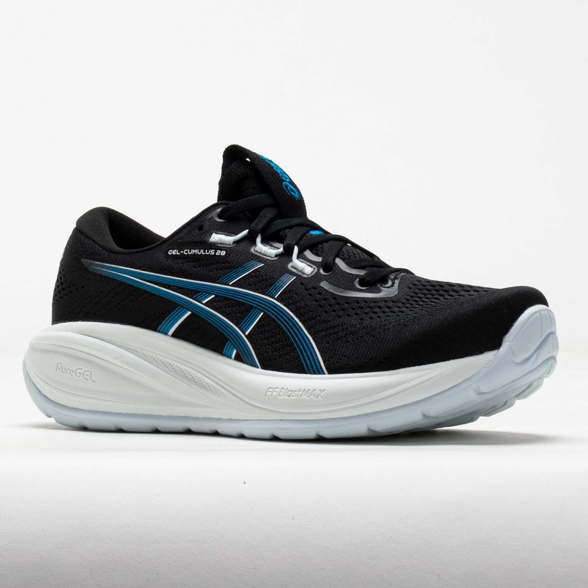 ASICS GEL-Cumulus 28 Women's Black/Aegean Blue – Holabird Sports