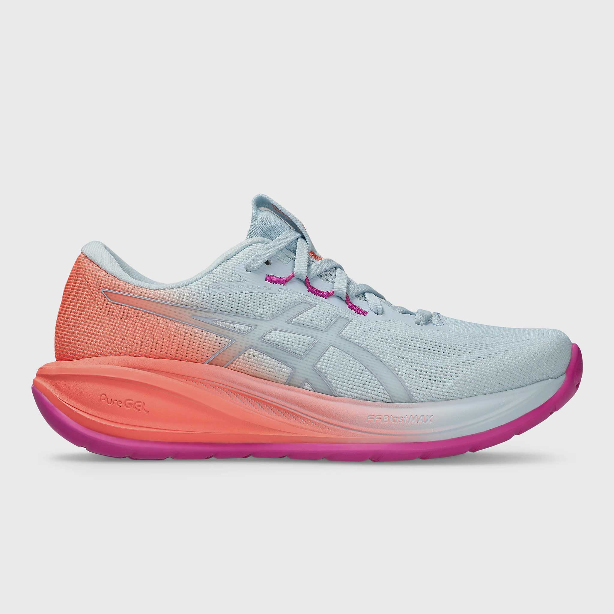 ASICS GEL-Cumulus 28 Women's Sunny Sizzle Sky/Sun Coral