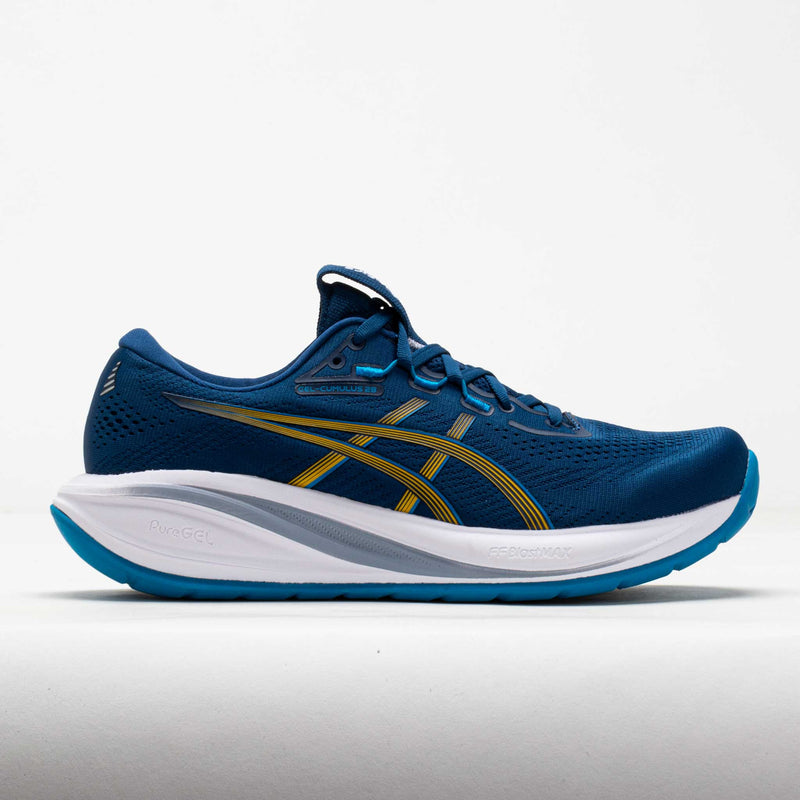 AZU ASICS GEL-Cumulus 28 Men's Twilight Blue/Yamabuki – Holabird Sports