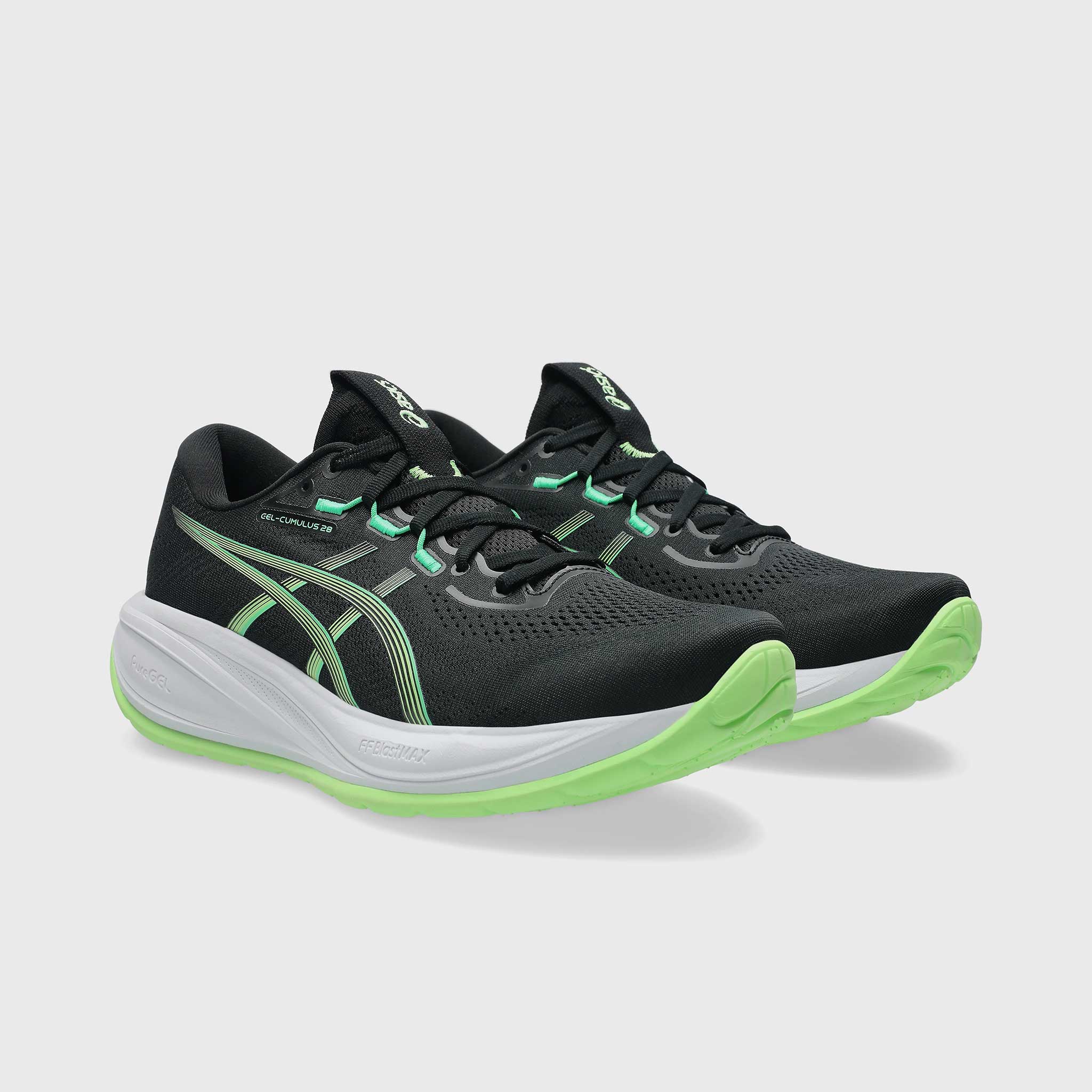 ASICS GEL-Cumulus 28 Men's Black/Illuminate Green