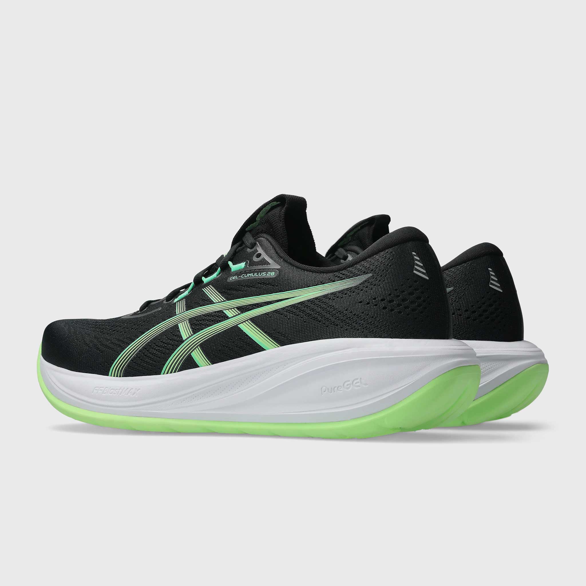 ASICS GEL-Cumulus 28 Men's Black/Illuminate Green