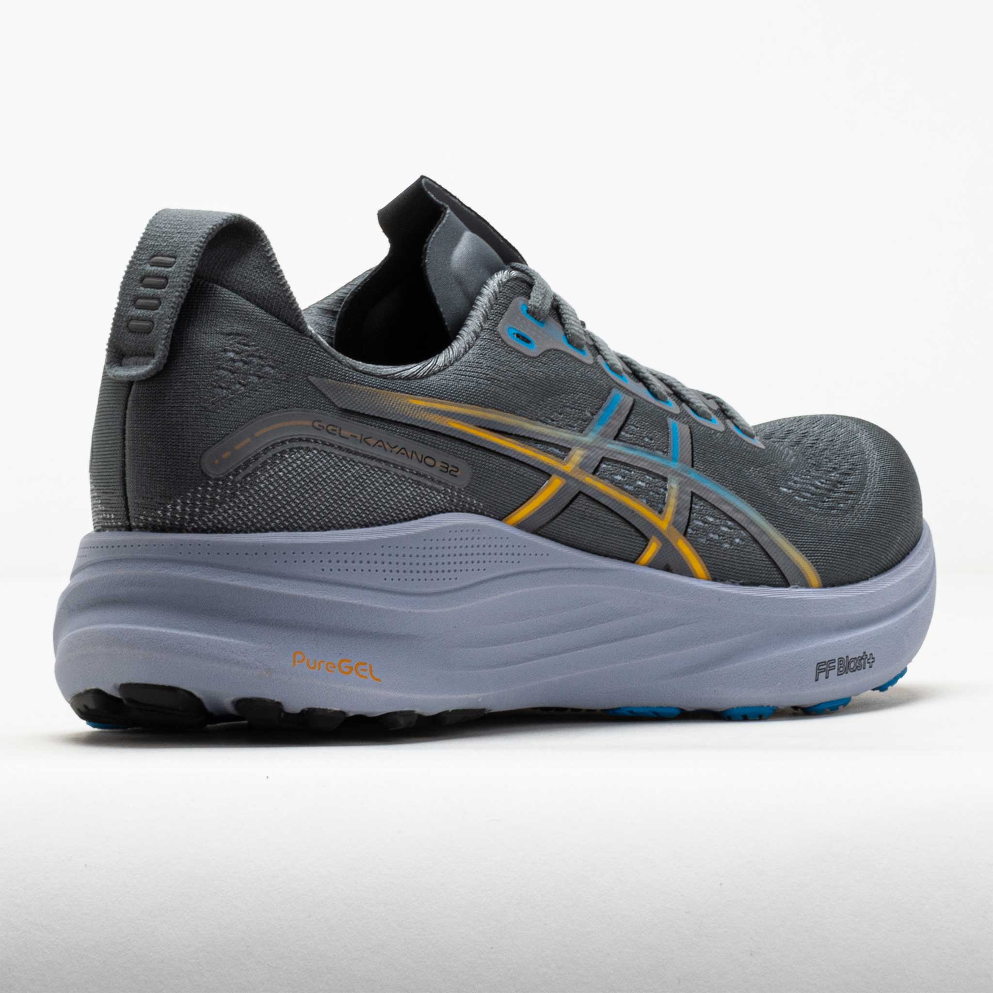 ASICS GEL-Kayano 32 Men's Steel Grey/Aegean Blue – Holabird Sports