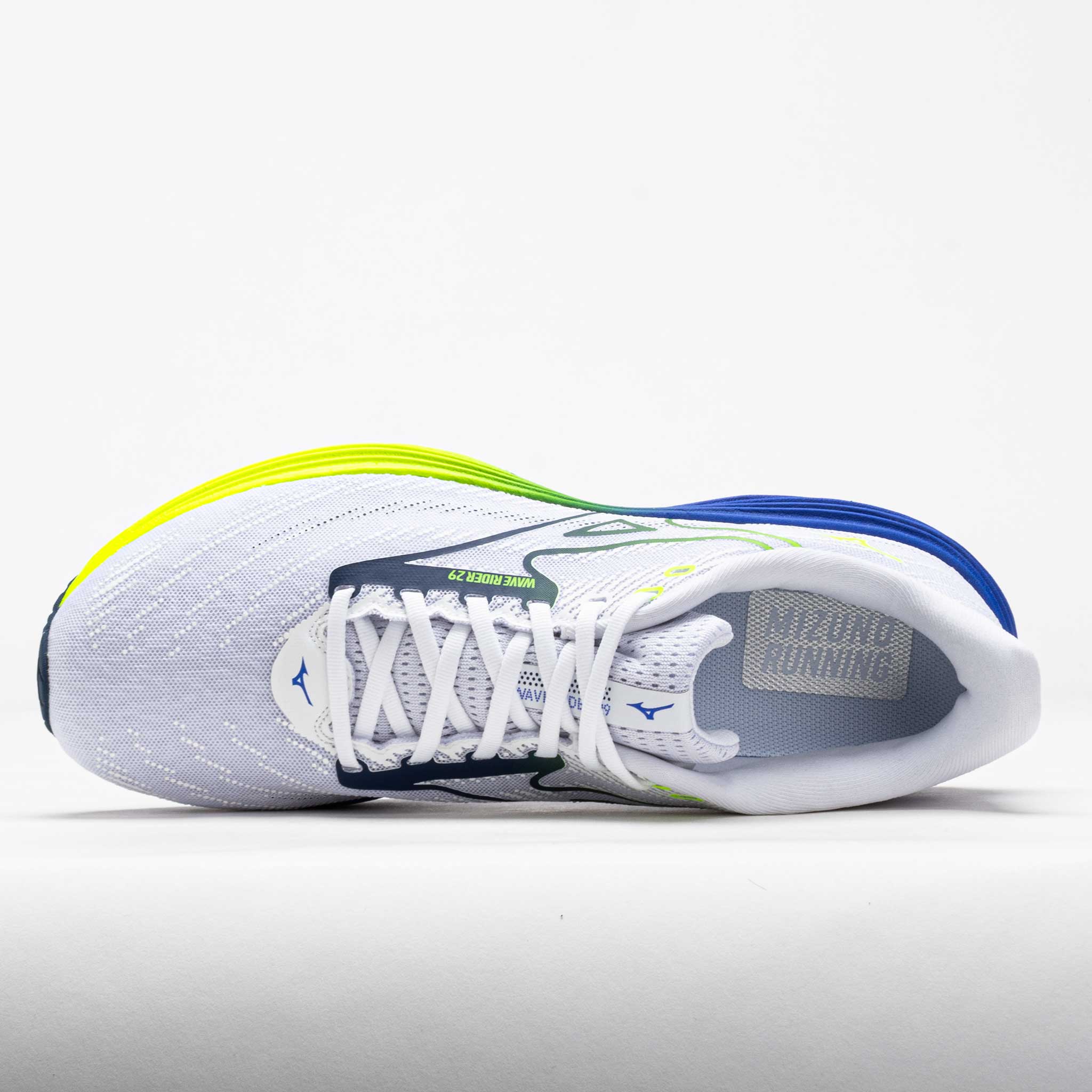 Mizuno Wave Rider 29 Men's White/Estate Blue – Holabird Sports