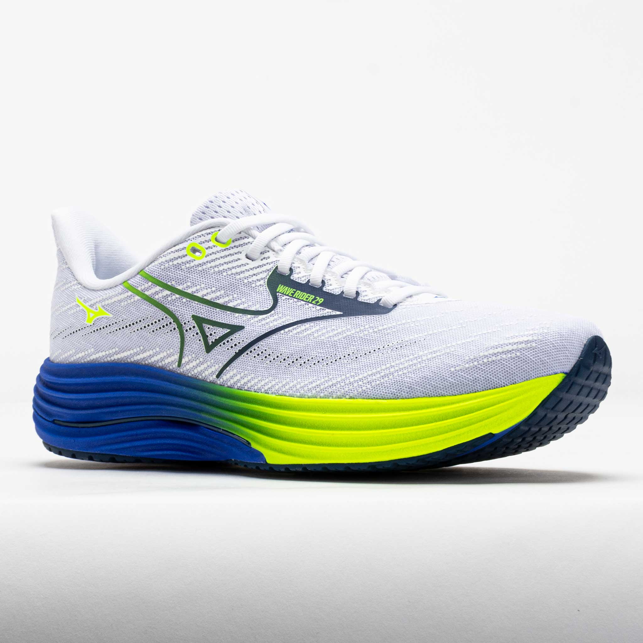 Mizuno Wave Rider 29 Men's White/Estate Blue – Holabird Sports