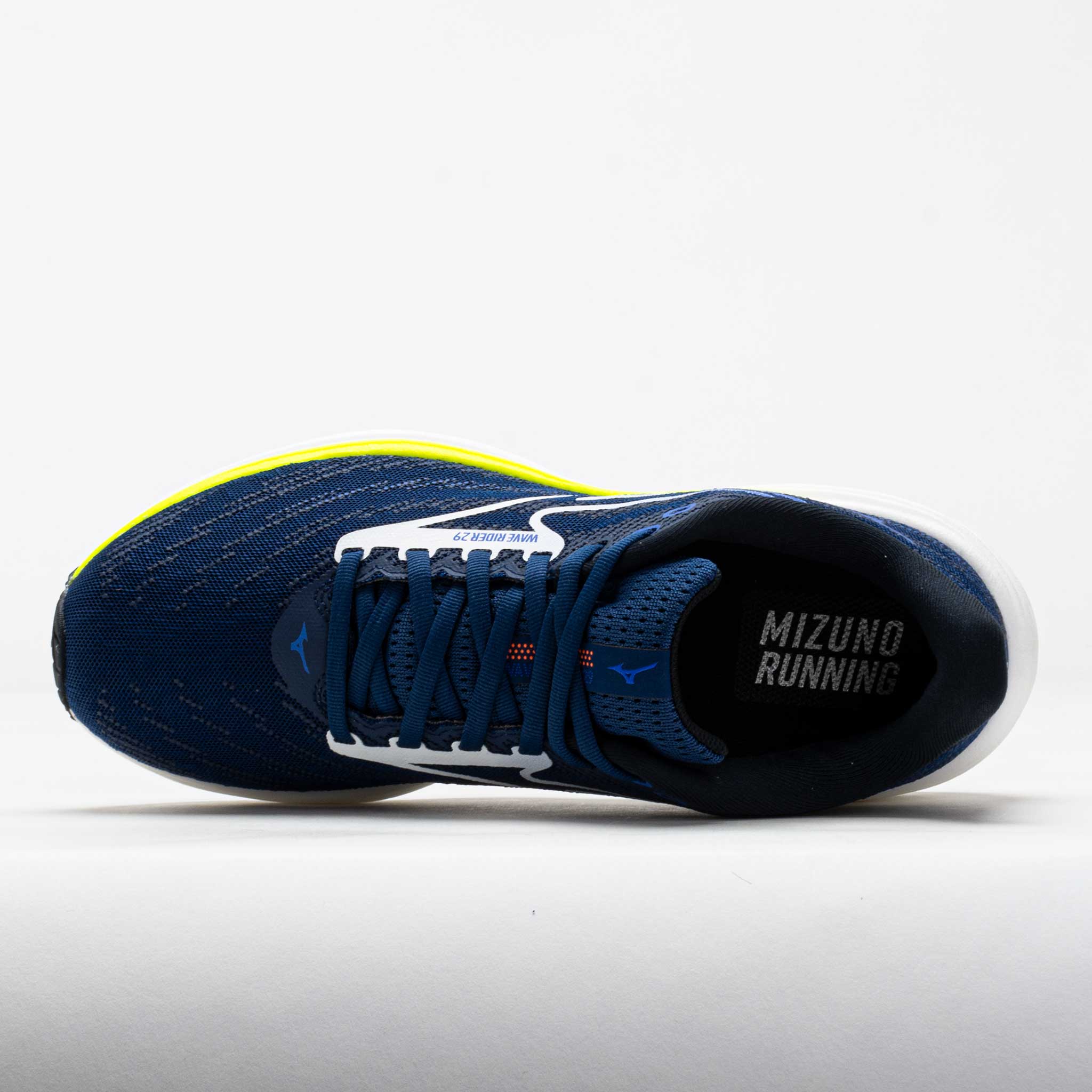 (取寄) ミズノ メンズ ウェーブ ライダー 29 Mizuno men Wave Rider 29 Estate Blue/White Mizuno Wave Rider 29 Men's Estate Blue/White – Holabird Sports