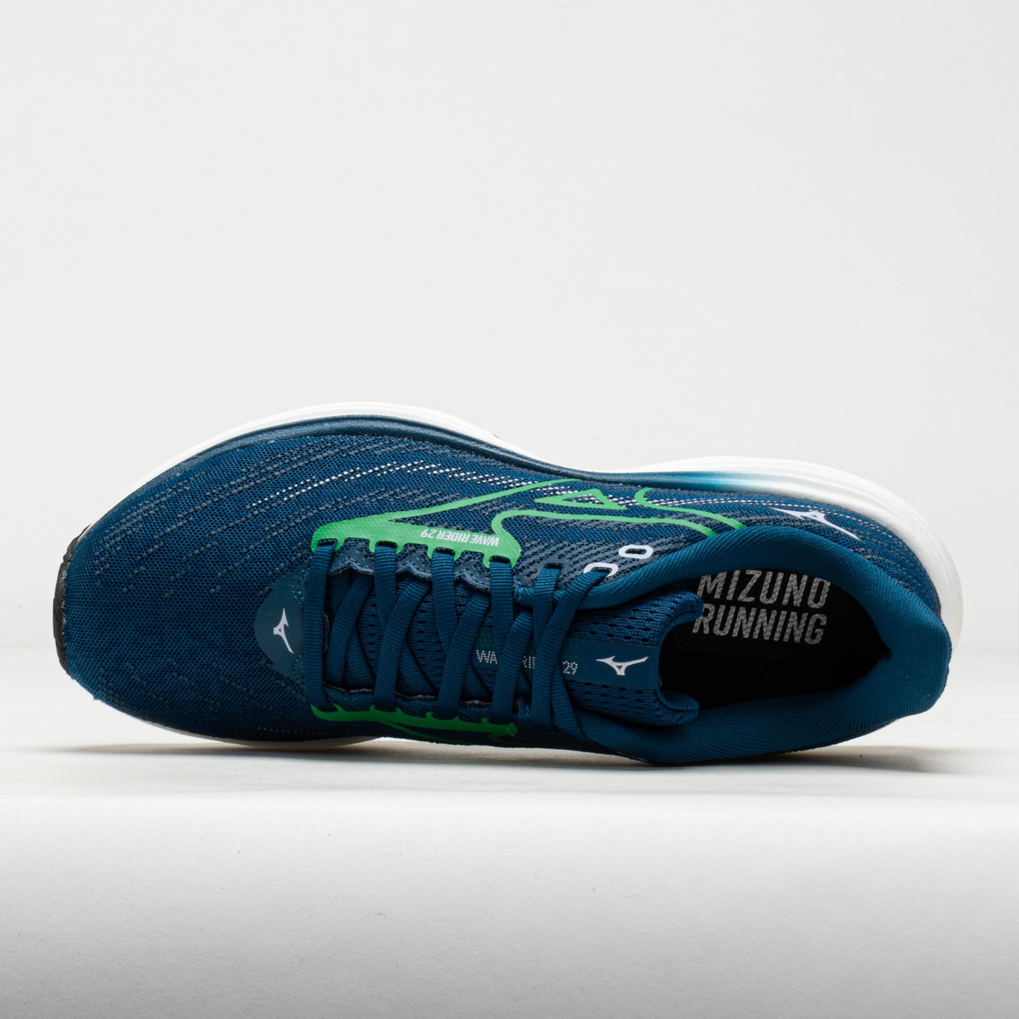 Mizuno Wave Rider 29 Men's Sailor Blue/Goblin Green – Holabird Sports