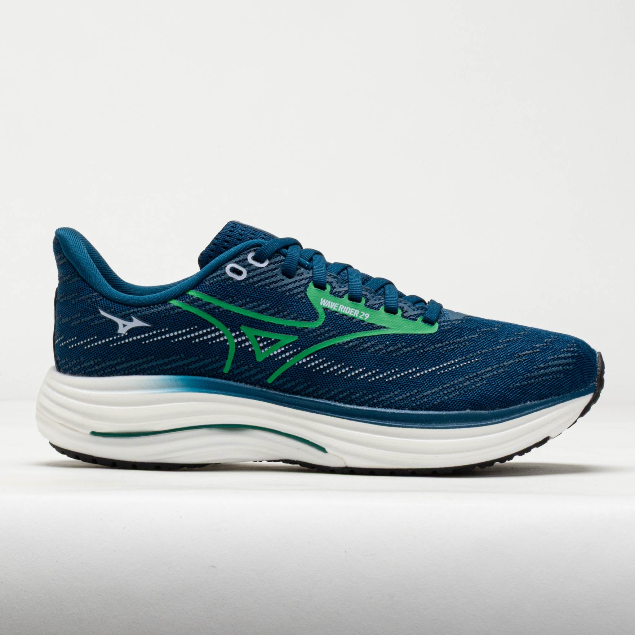 Mizuno Wave Rider 29 Men's Sailor Blue/Goblin Green