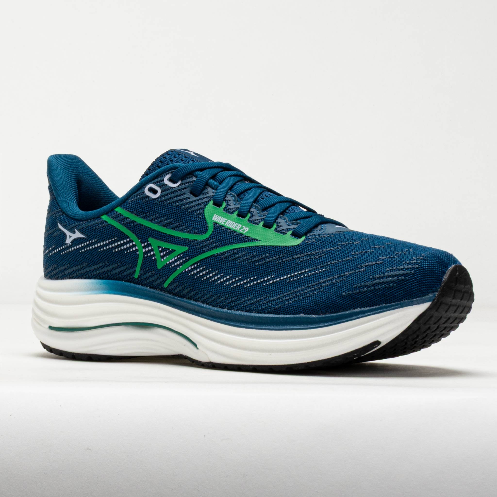 Mizuno Wave Rider 29 Men's Sailor Blue/Goblin Green