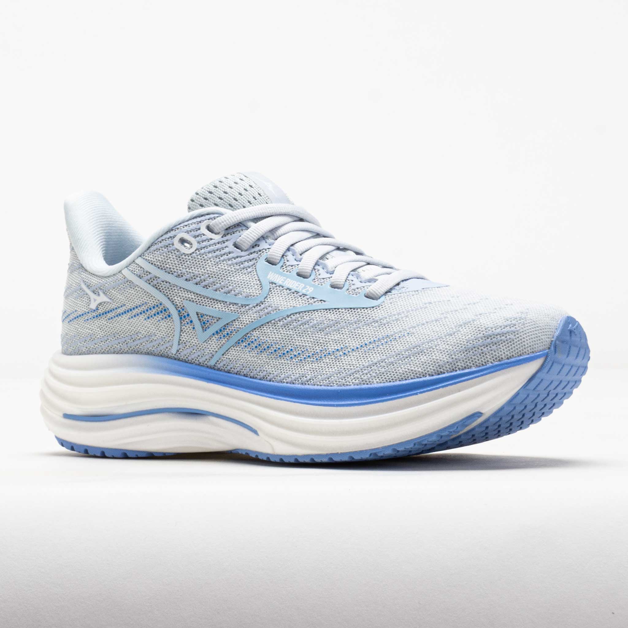 Mizuno トレーニングシューズ 青/シルバー Mizuno Wave Rider 29 Women's Ancient Water/Ice Water – Holabird Sports