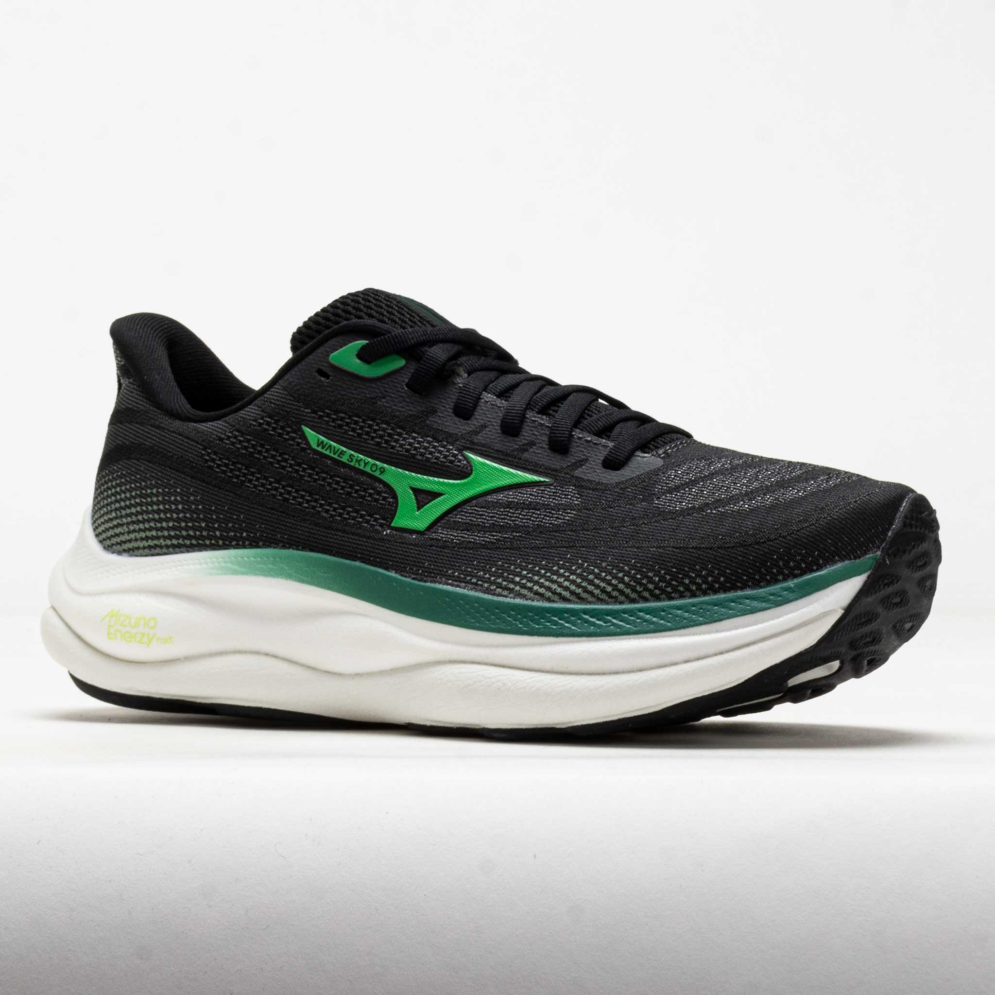 Mizuno Wave Sky 9 Men's Black/Goblin Green – Holabird Sports