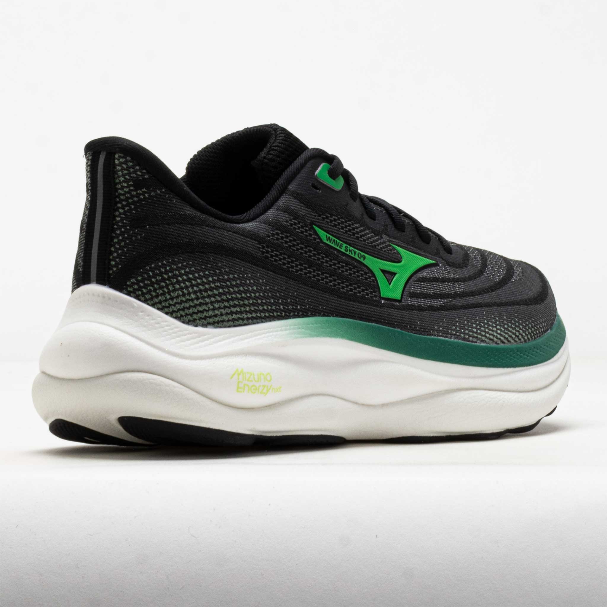 Mizuno Wave Sky 9 Men's Black/Goblin Green – Holabird Sports