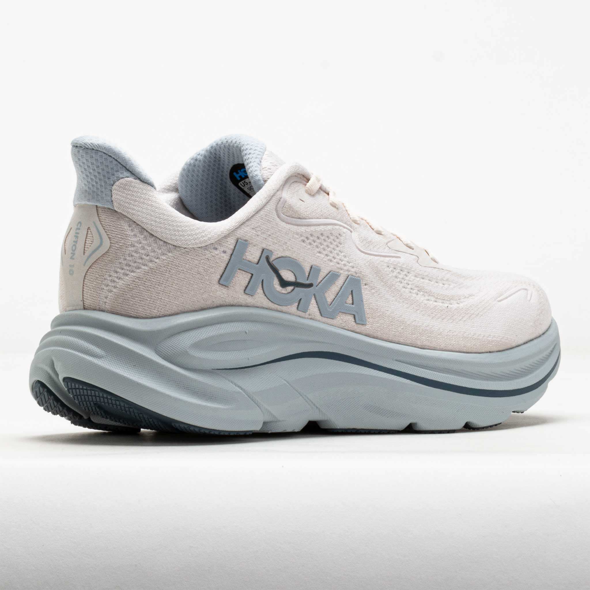 HOKA Clifton 10 Women's Grout/Mineral Blue