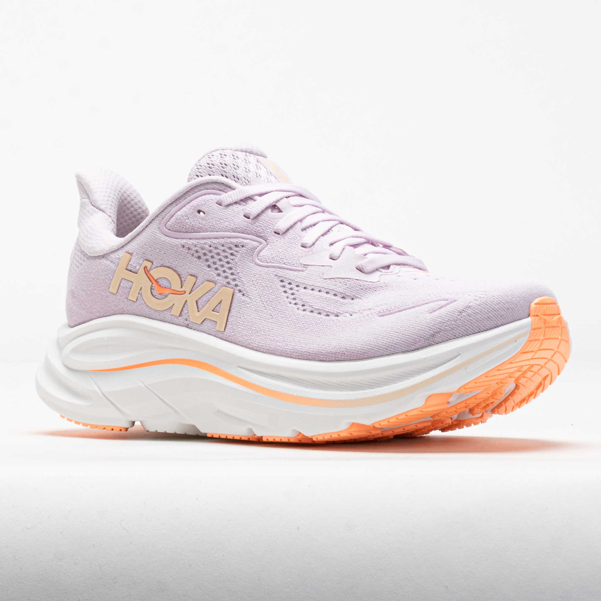 HOKA Clifton 10 Women's Lilac Cream/Tangerine Glow – Holabird Sports