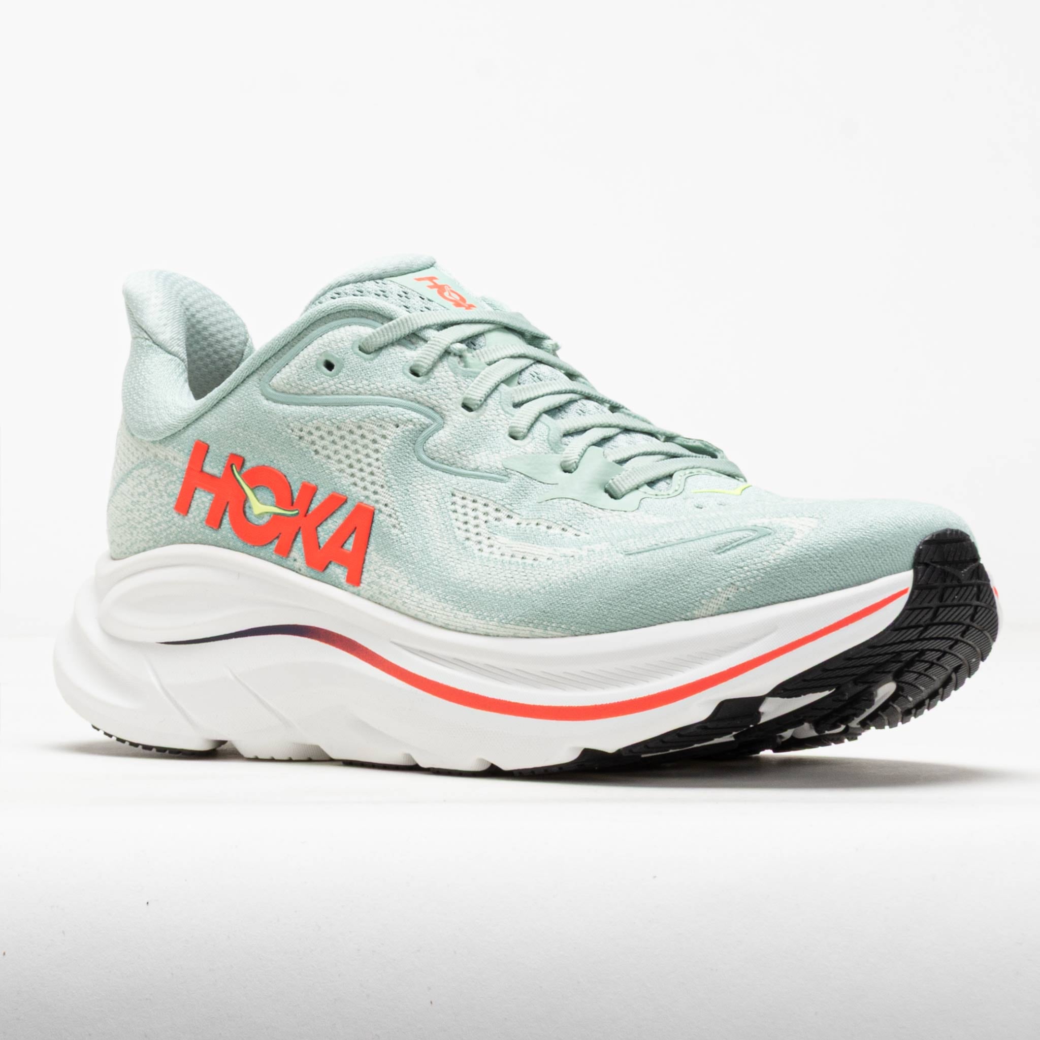 HOKA Clifton 10 Men's Sage/Neon Flame