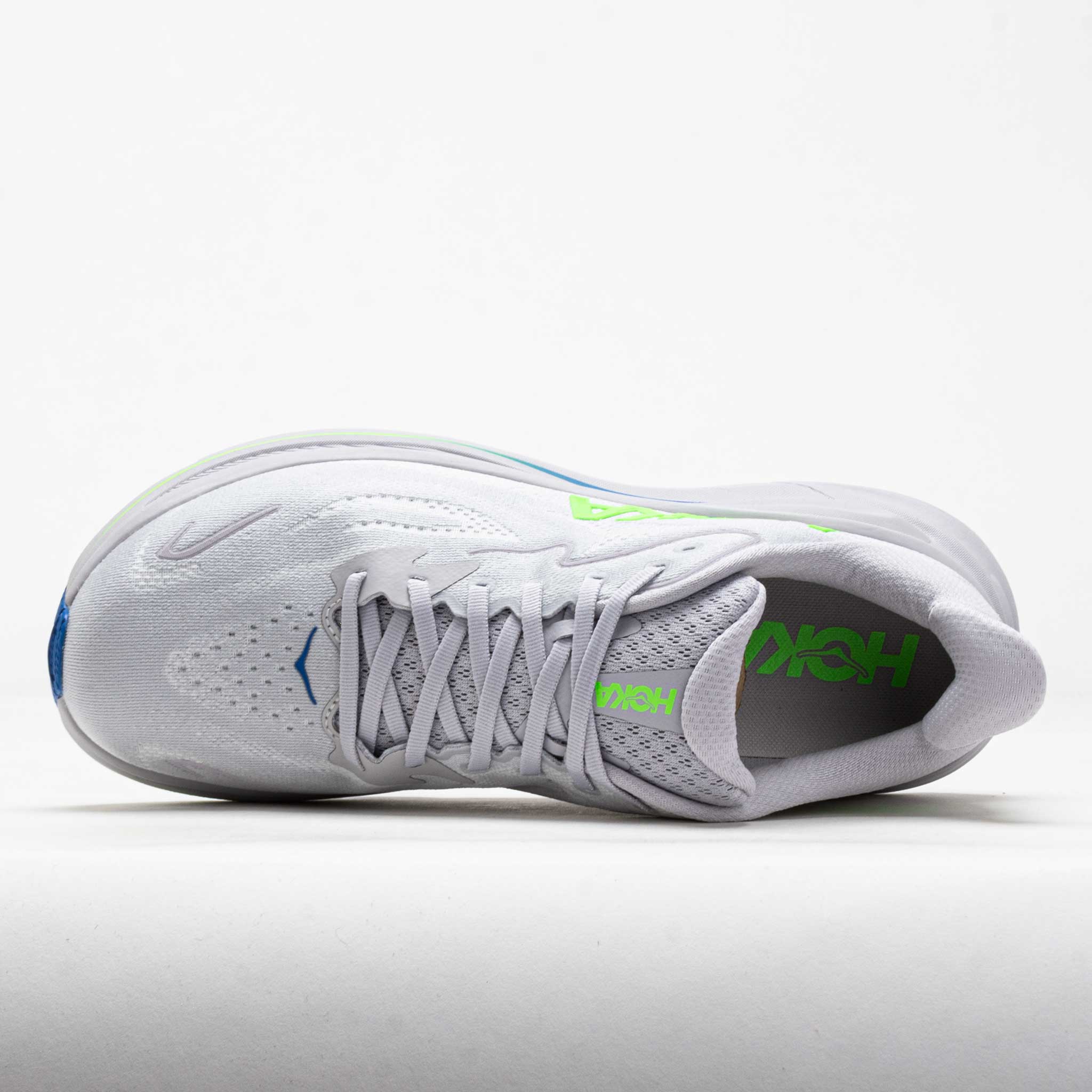 HOKA Clifton 10 Men's Ash Grey/Neon Green – Holabird Sports