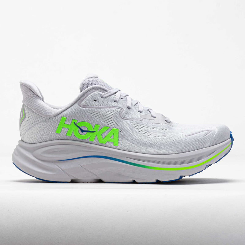 HOKA Clifton 10 Men's Ash Grey/Neon Green – Holabird Sports