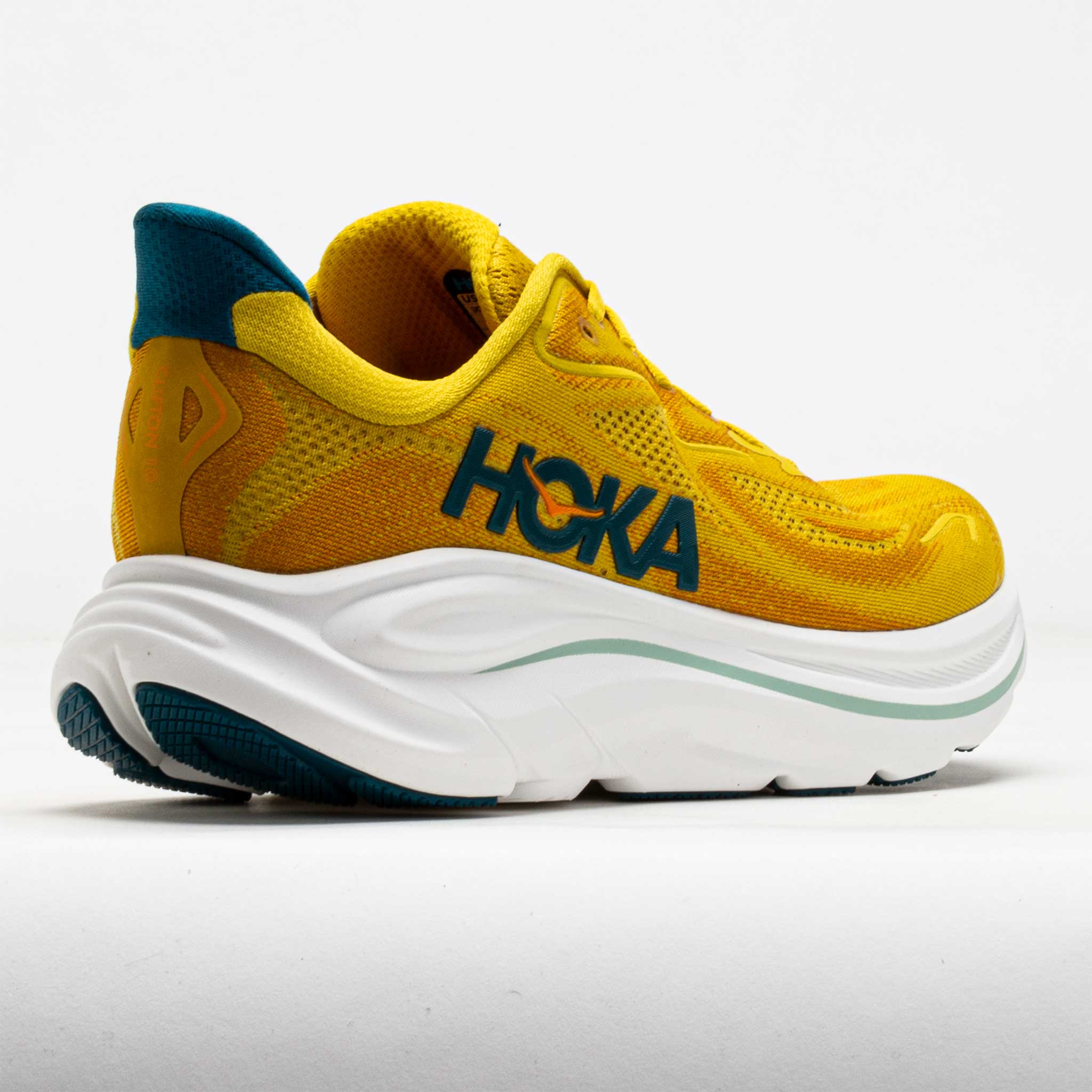 HOKA Clifton 10 Men's Yellow Gold/Tidal Wave