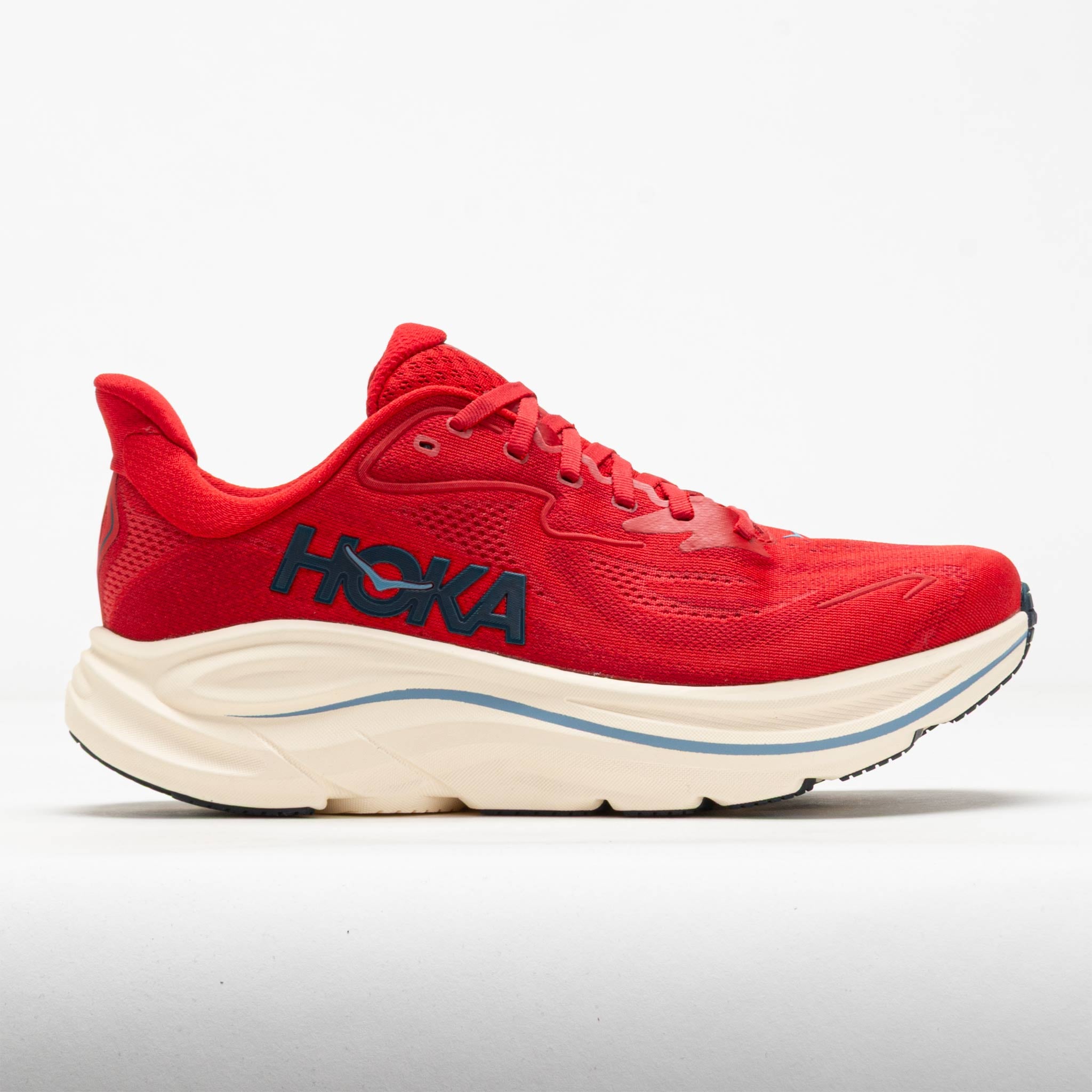 HOKA Clifton 10 Men's Vermillion/Varsity Navy