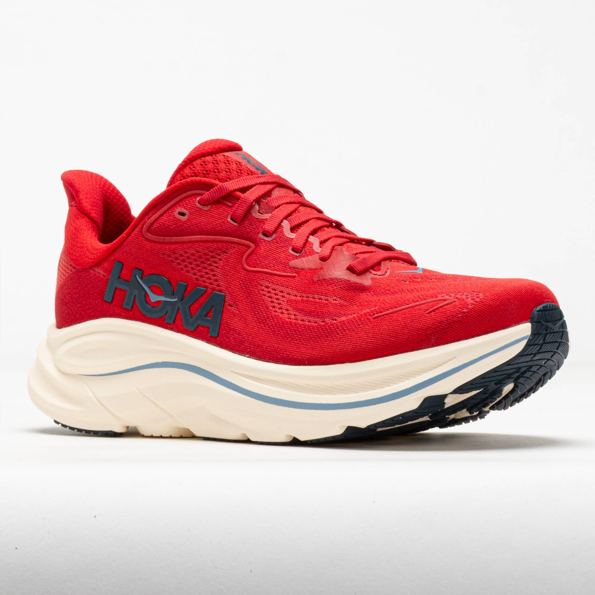 HOKA Clifton 10 Men's Vermillion/Varsity Navy