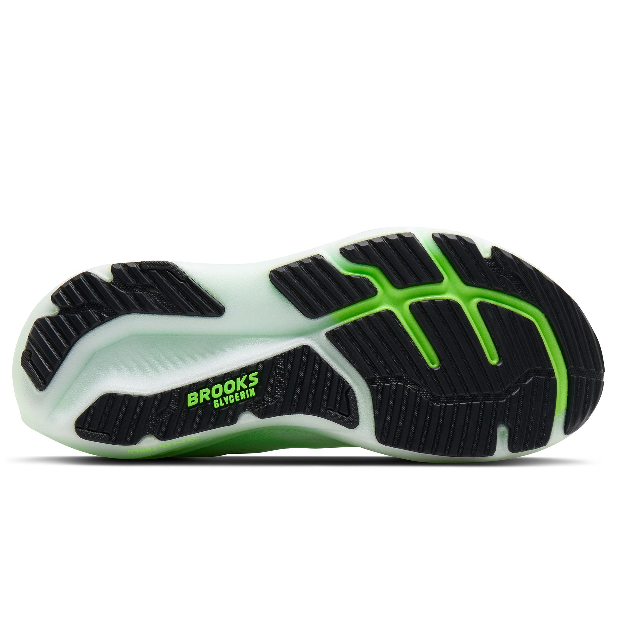 Brooks Glycerin 23 Men's White/Phantom/Green Gecko