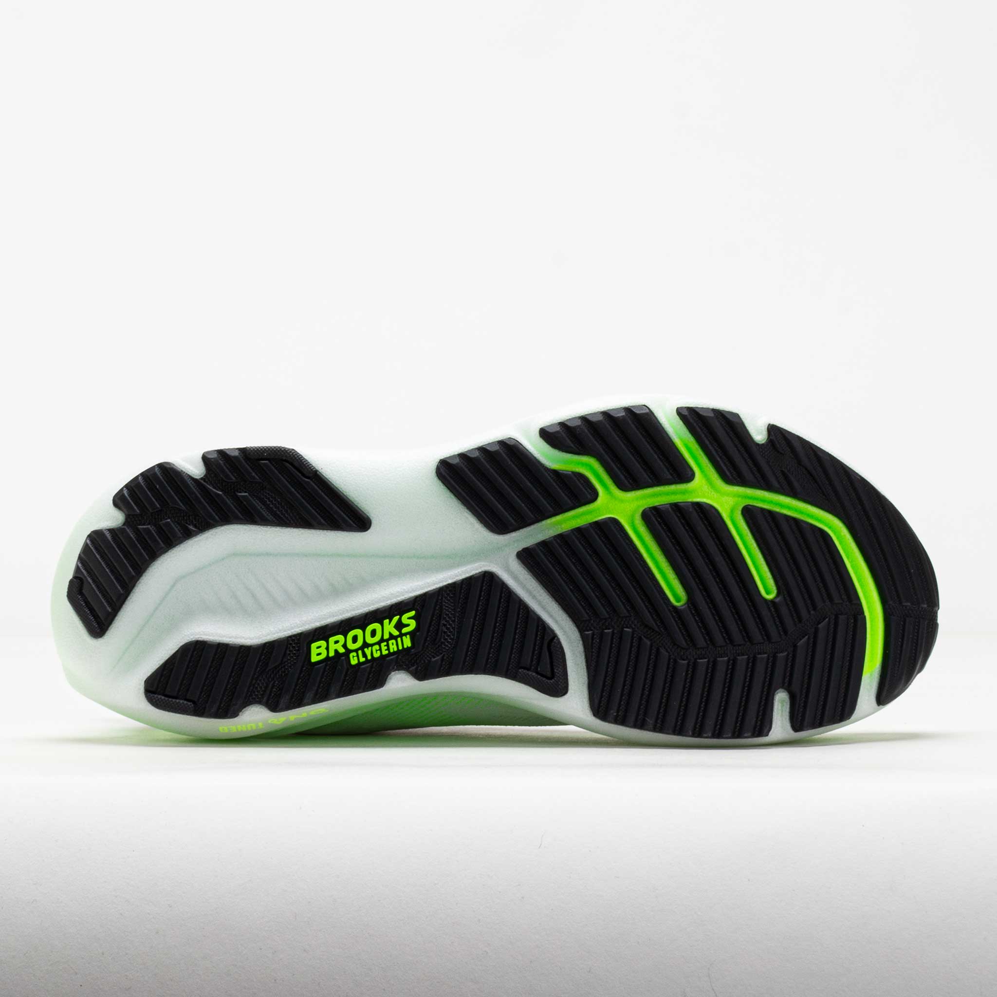 Brooks Glycerin 23 Men's White/Phantom/Green Gecko