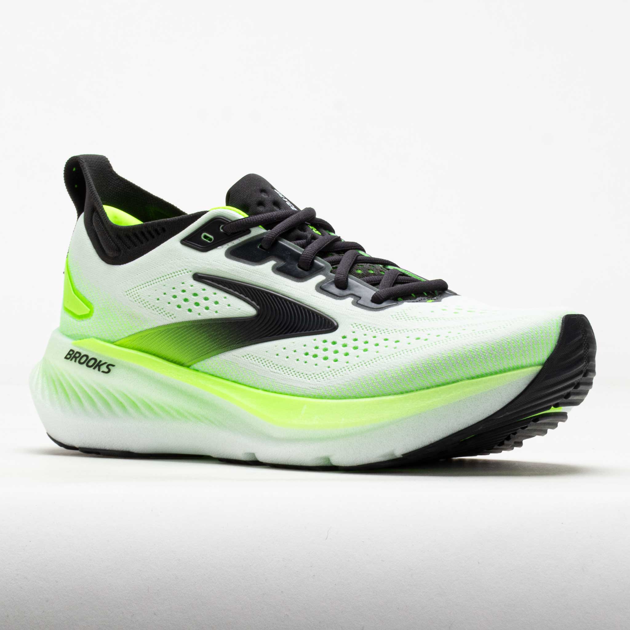 【grico】B Brooks Glycerin 23 Men's White/Phantom/Green Gecko – Holabird Sports