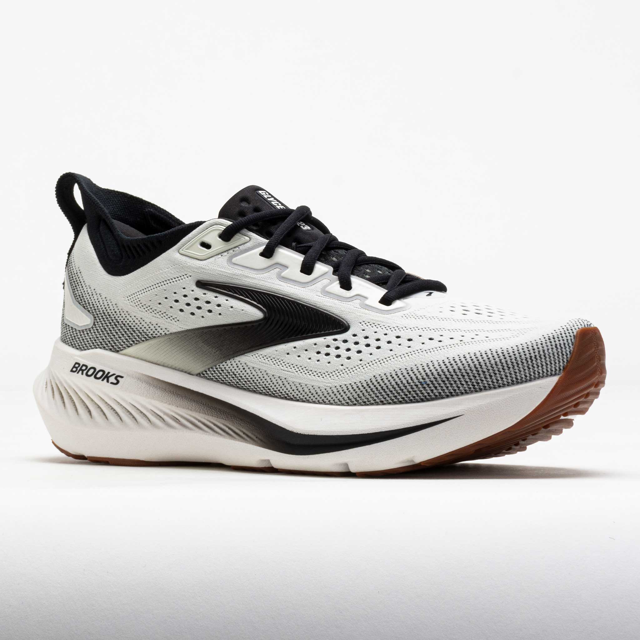 Brooks Glycerin 23 Men's White/Black/Biscuit – Holabird Sports
